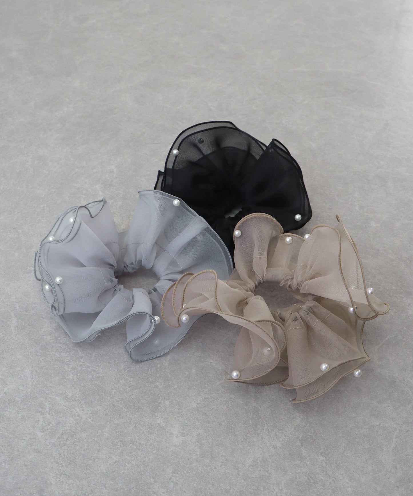 オーガンジーパールシュシュ【ネコポス】