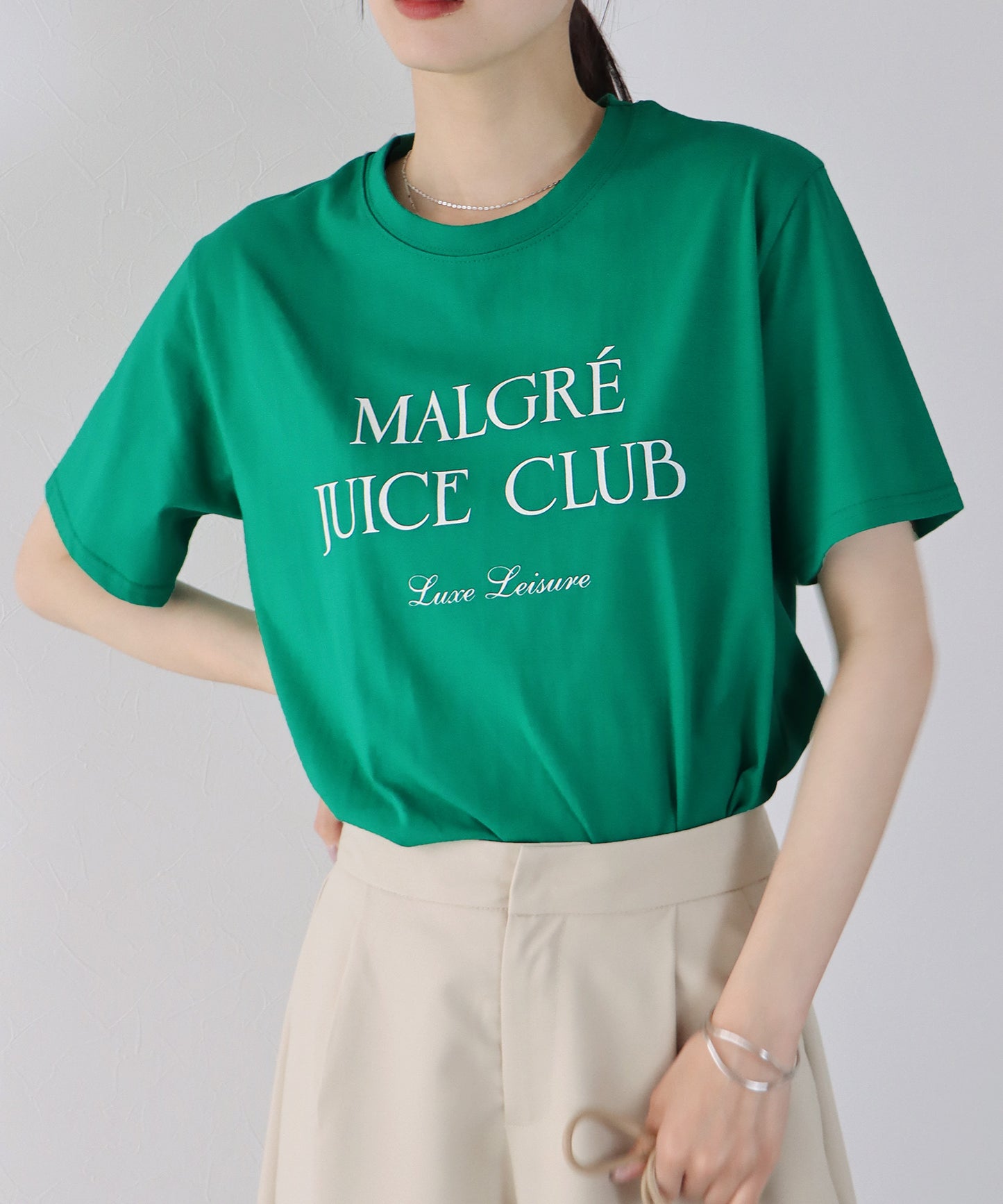 【TIME SALE】MALGRE JUICE CLUBプリントTシャツ【ゆうパケット】