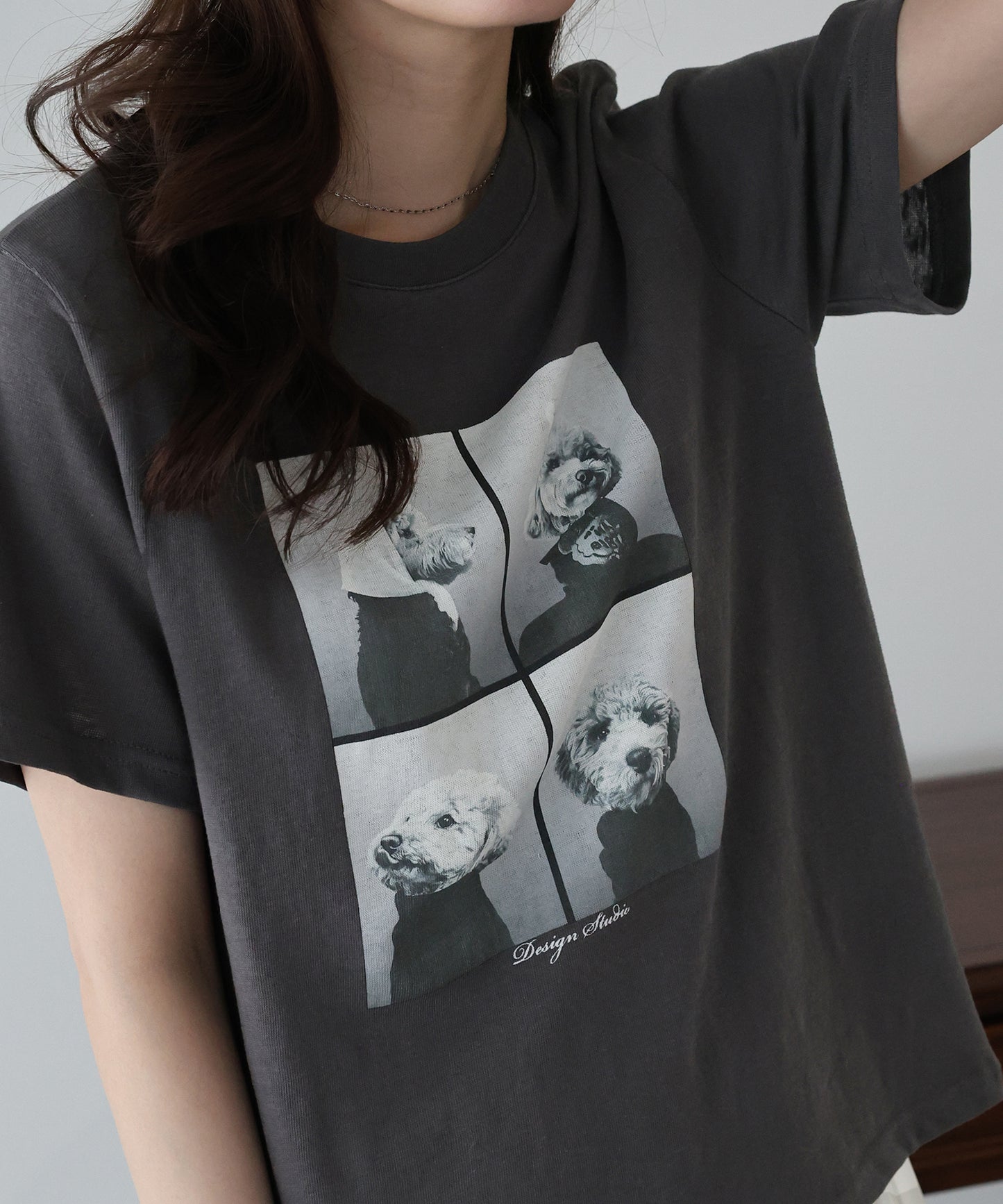 【早割5%OFF】DOGフォトプリント半袖Tシャツ【ネコポス】