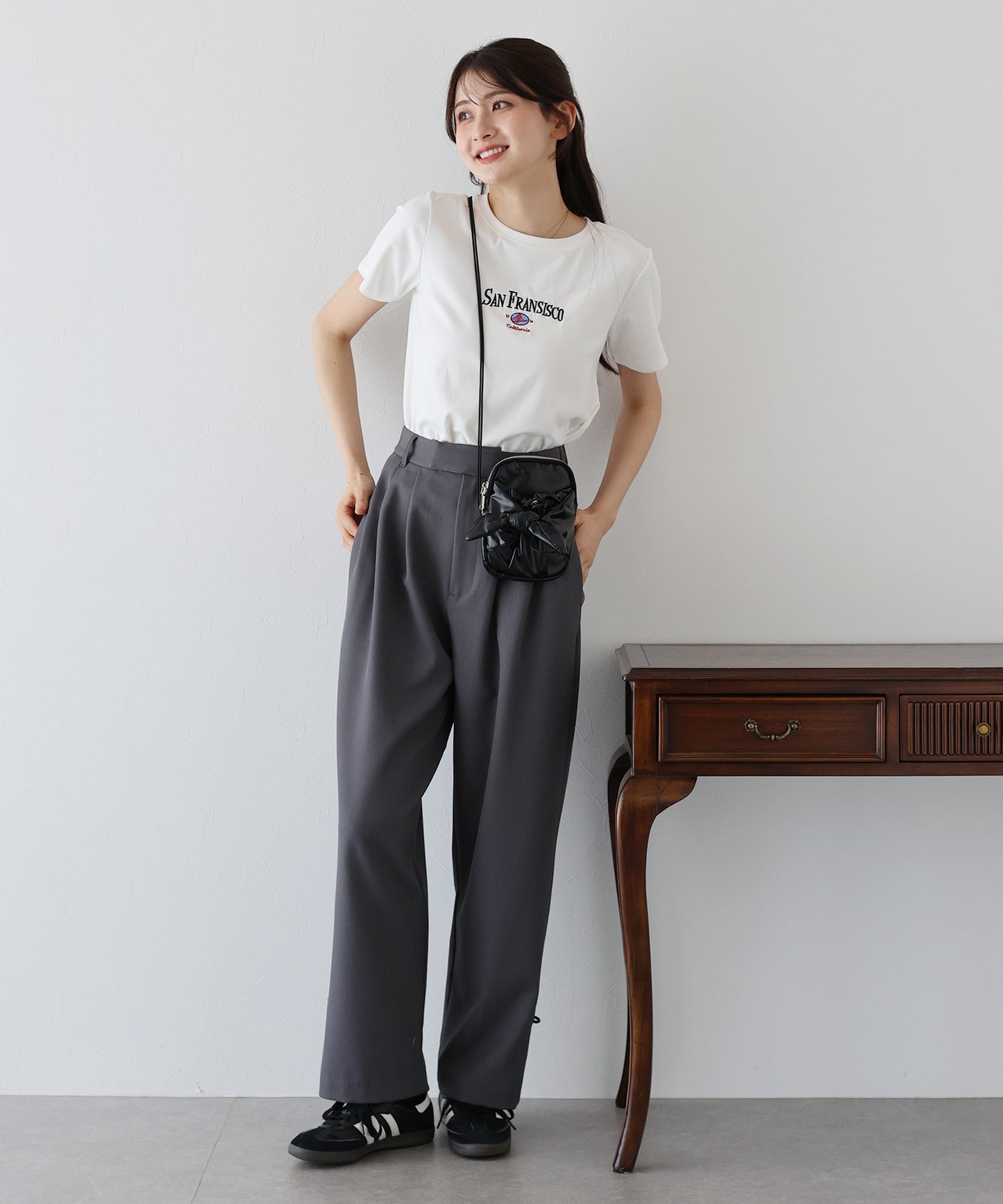 【TIME SALE】San Fransisco刺繍Tシャツ【ネコポス】