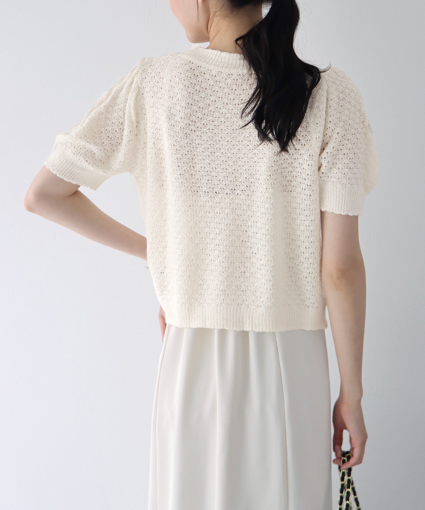 【SALE】パールボタンカーディガン