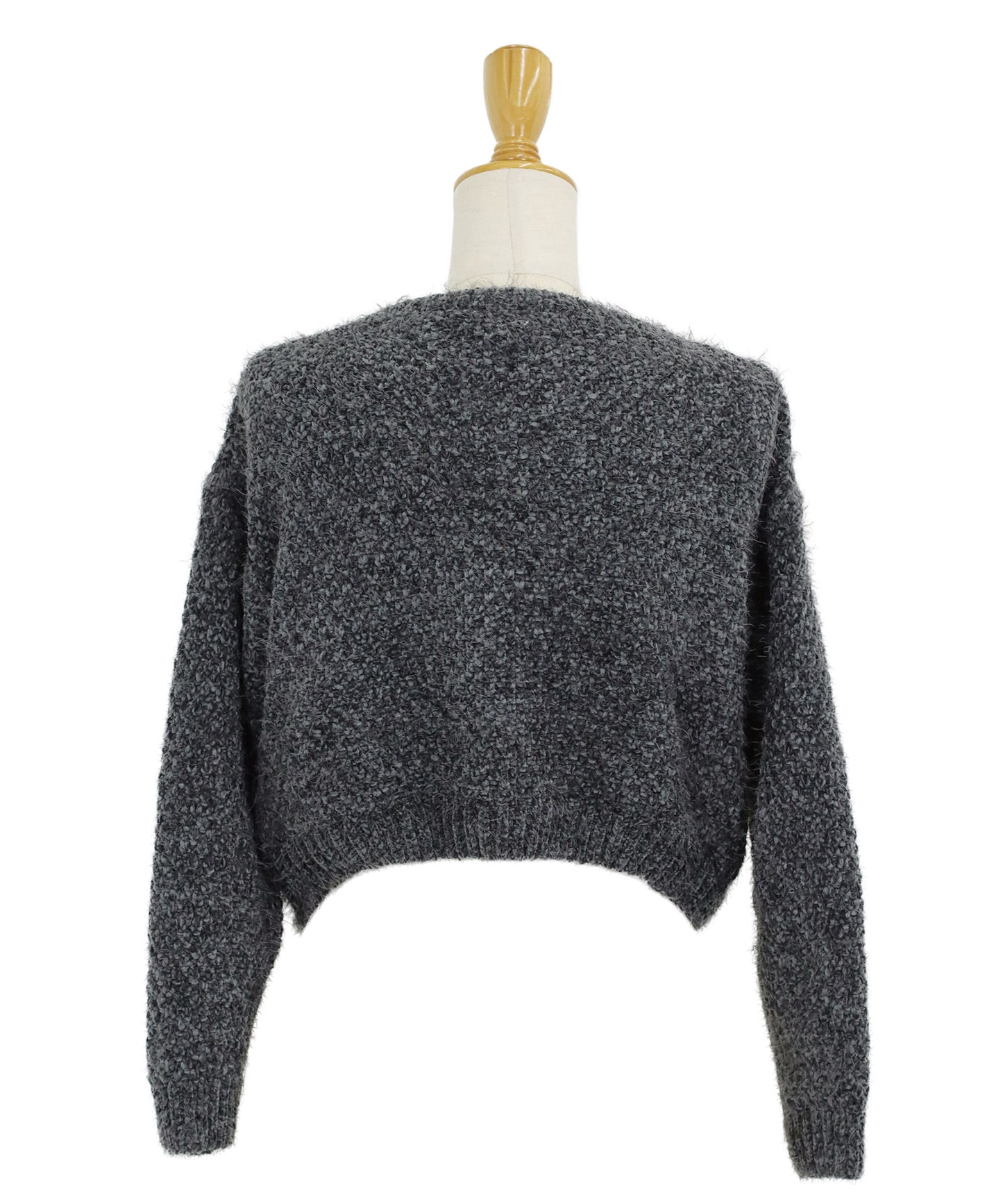【SALE】ケーブル編みモールシャギーニット