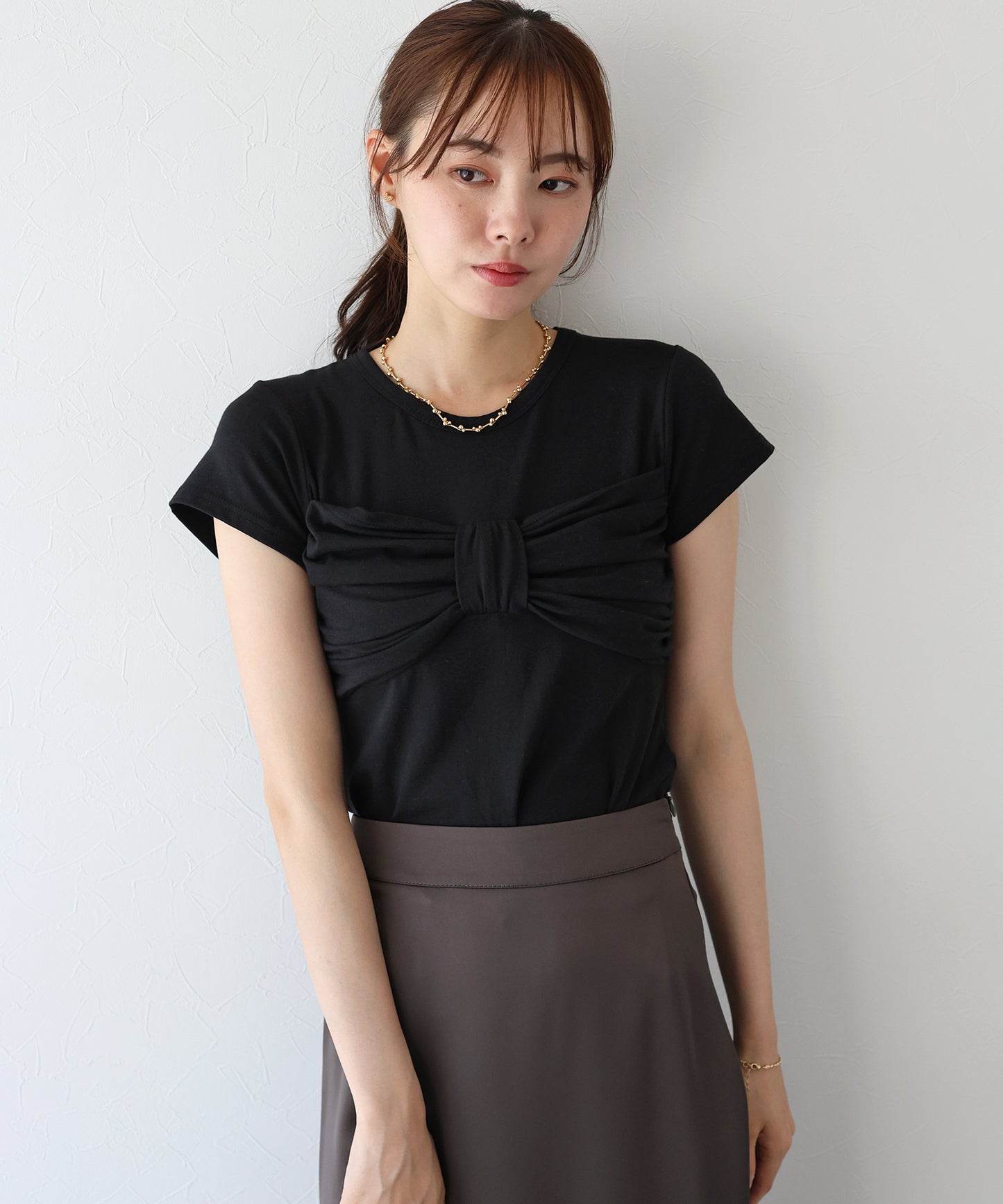 フロントリボンTシャツ【ネコポス】