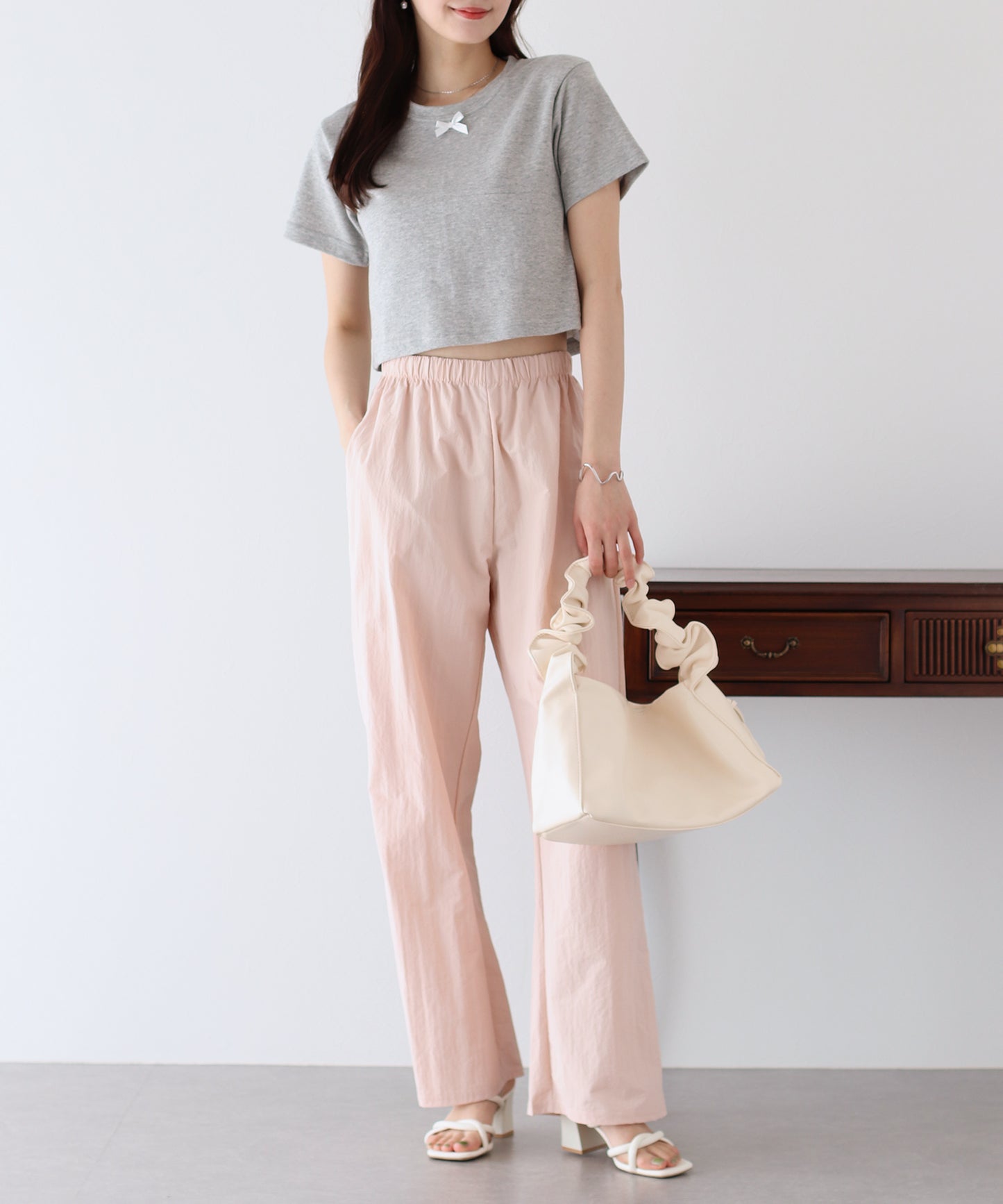 【SALE】ギャザーアレンジショルダーバッグ