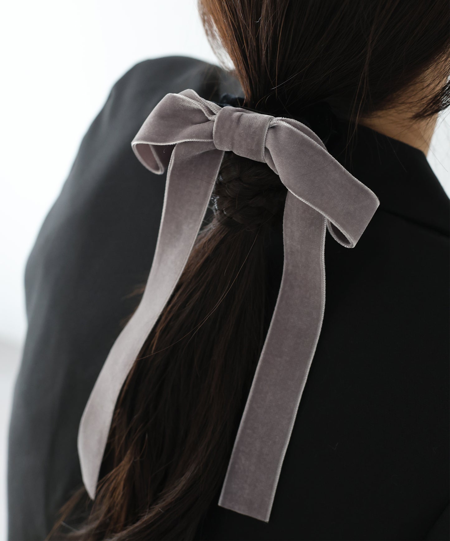 ロングベロアリボンシュシュ【ネコポス】