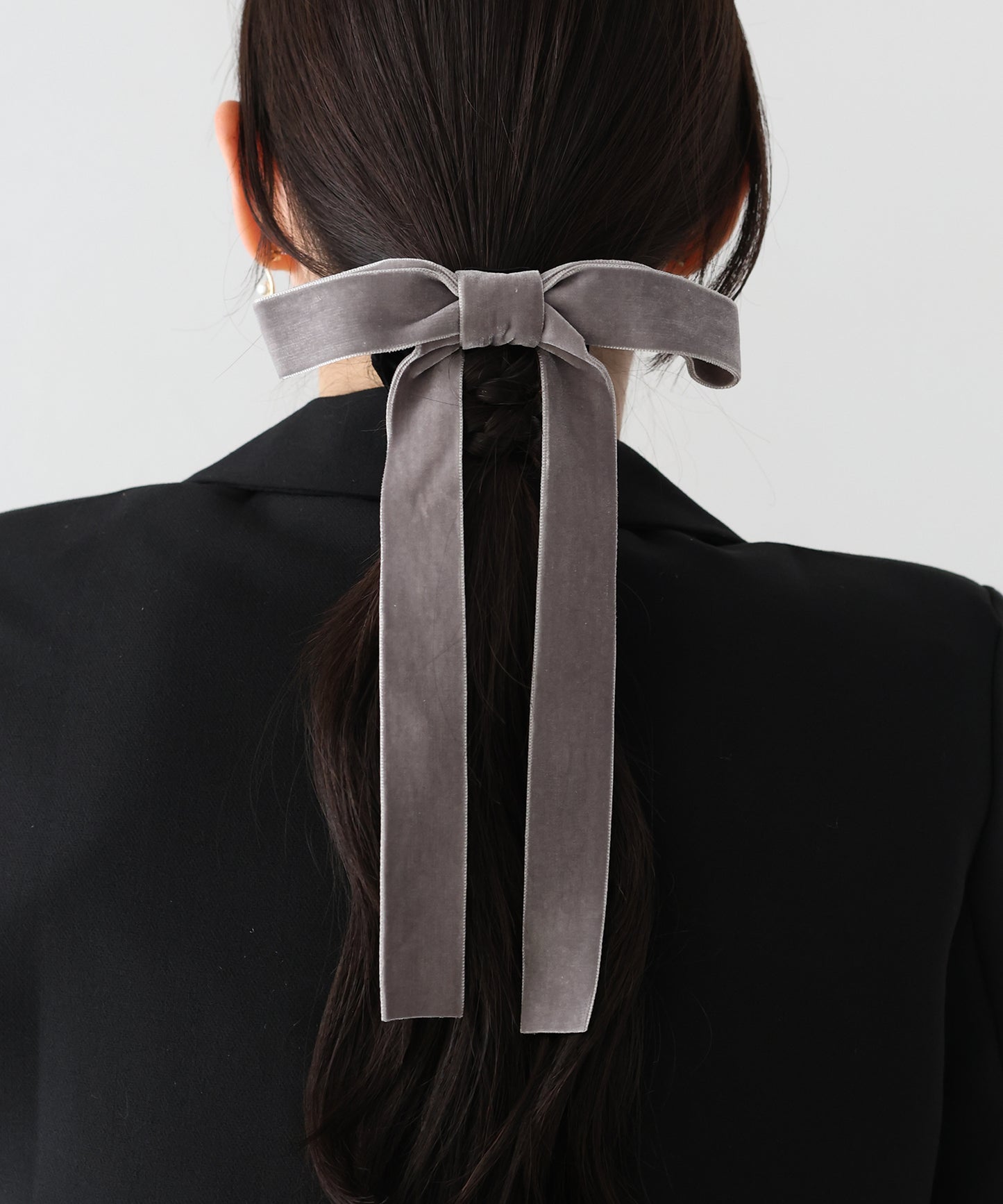 ロングベロアリボンシュシュ【ネコポス】