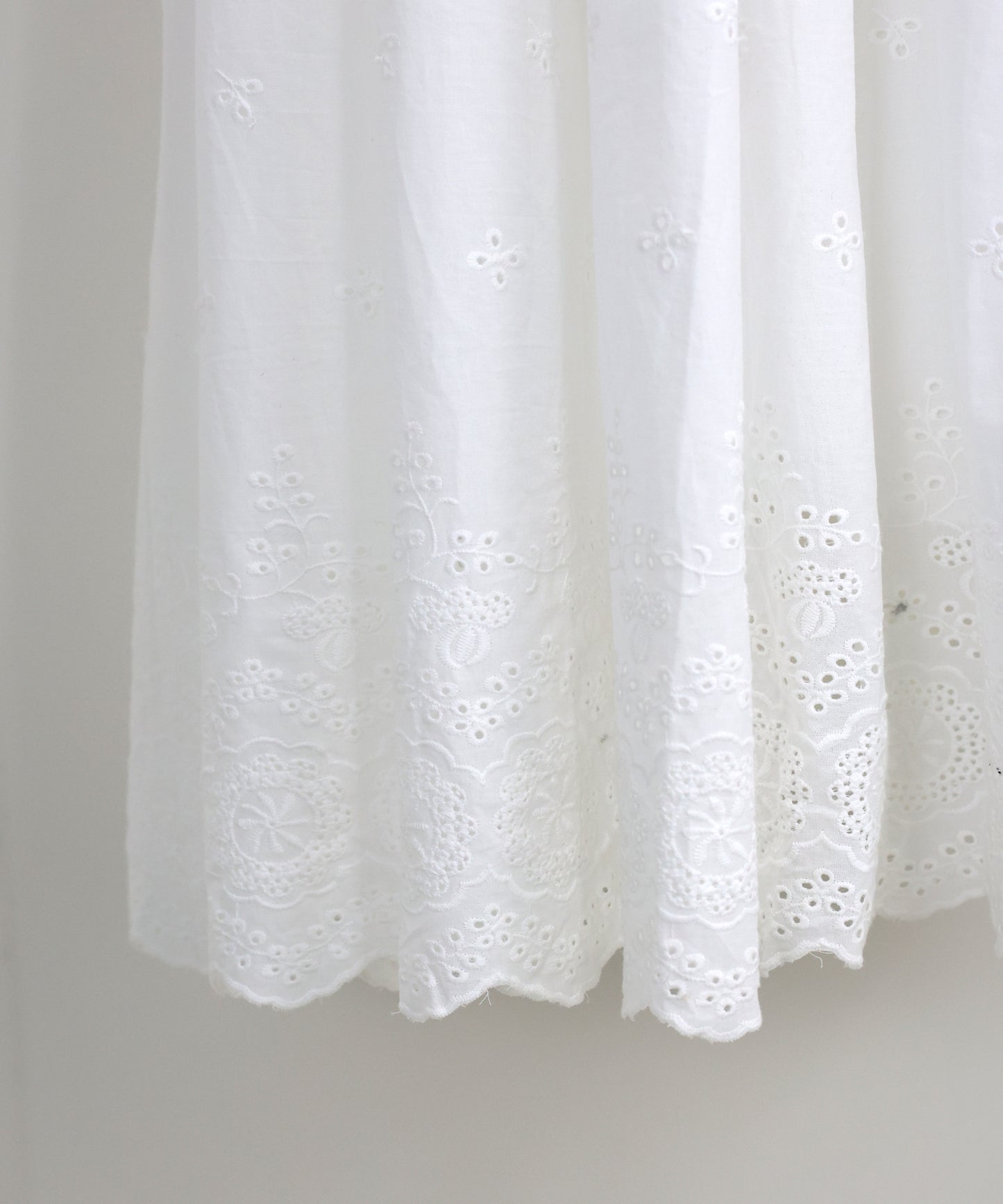 【TIME SALE】バルーン袖コットンレースワンピース