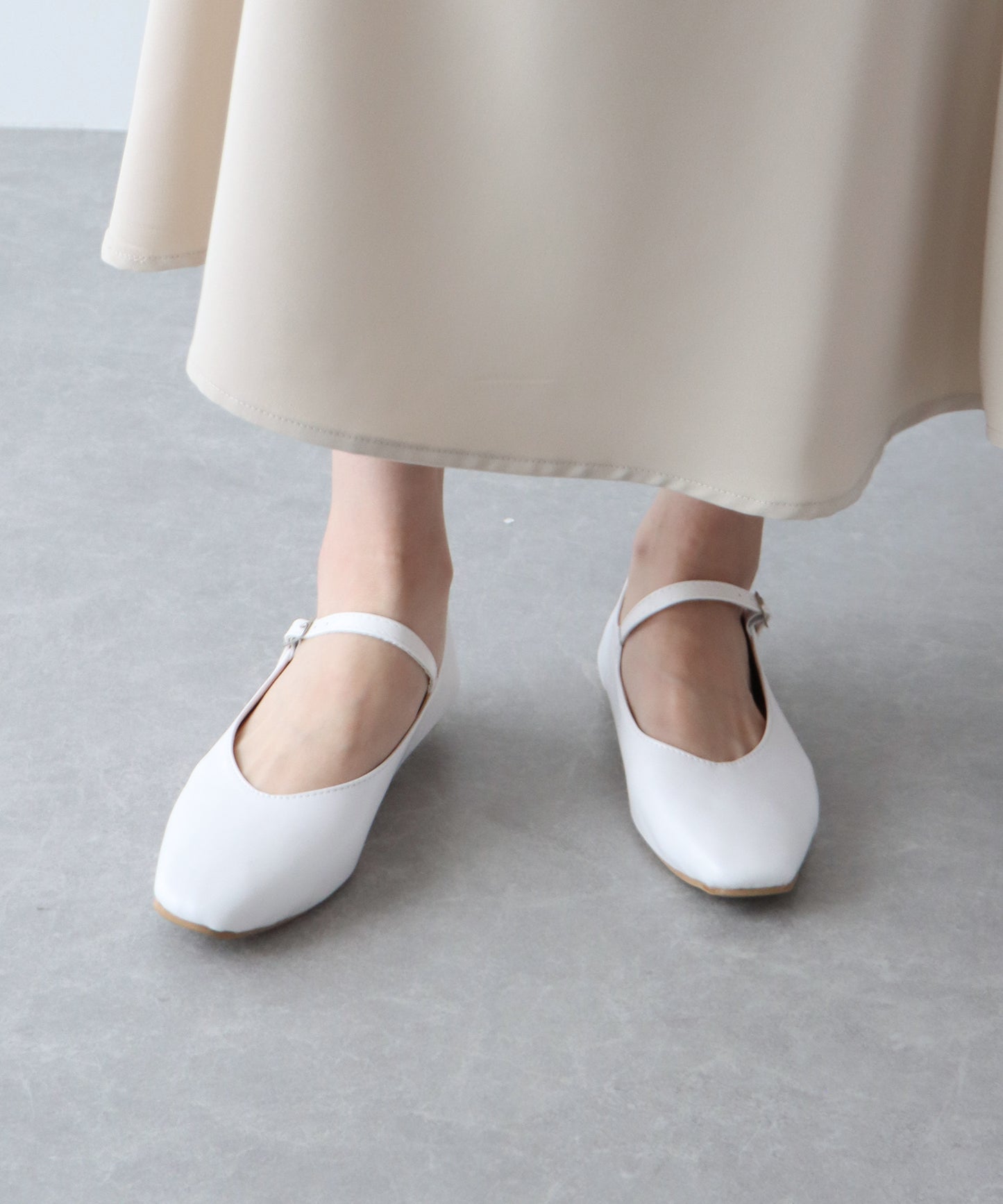 【SALE】ストラップフラットシューズ