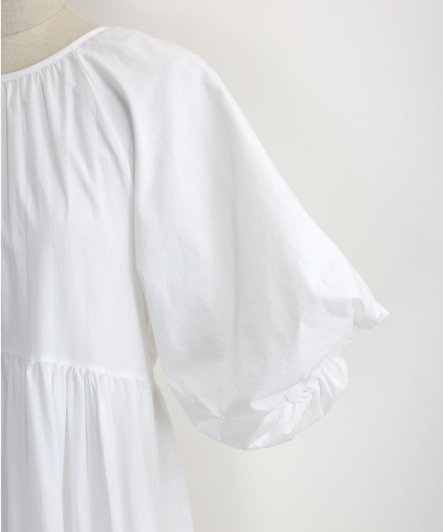 【TIME SALE】バルーン袖コットンレースワンピース