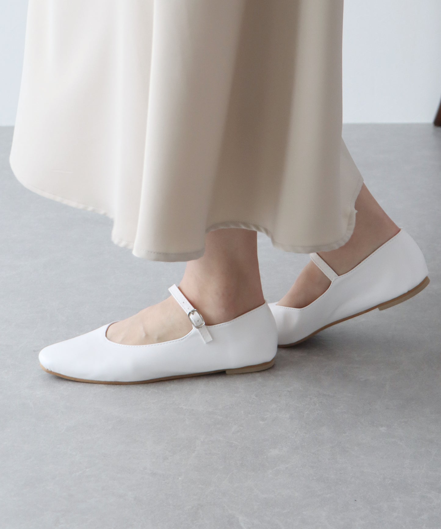 【SALE】ストラップフラットシューズ
