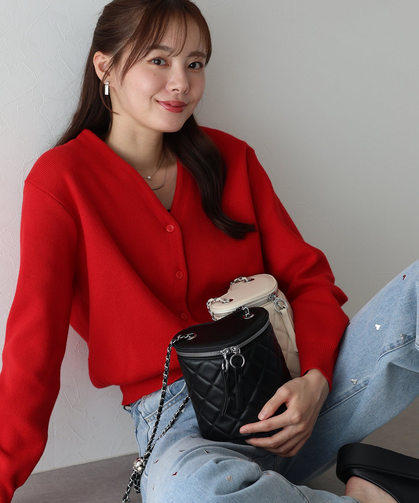【早割5%OFF】ハートキルティングバッグ
