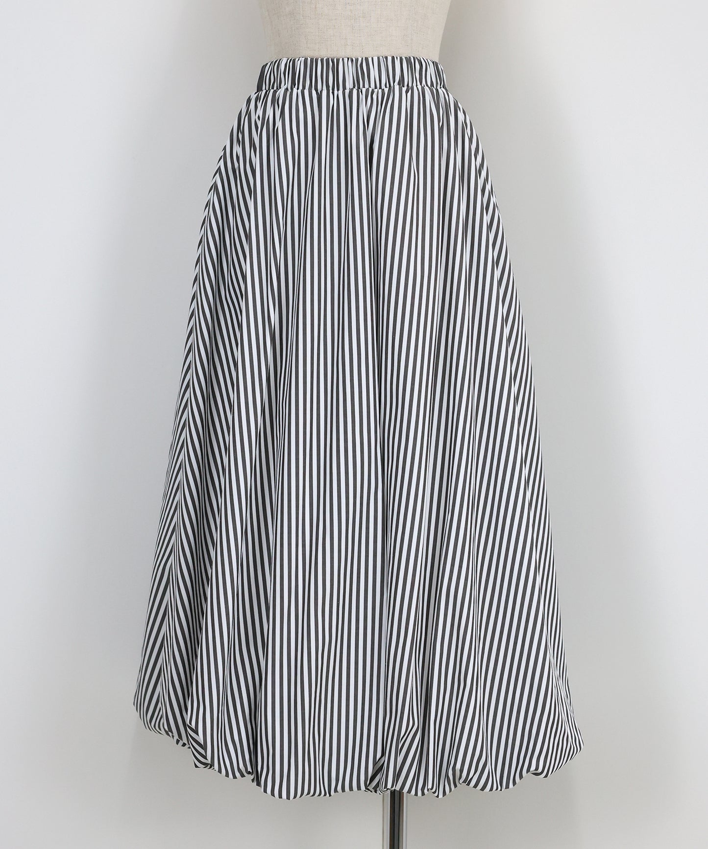 【SALE】ストライプ柄バルーンスカート