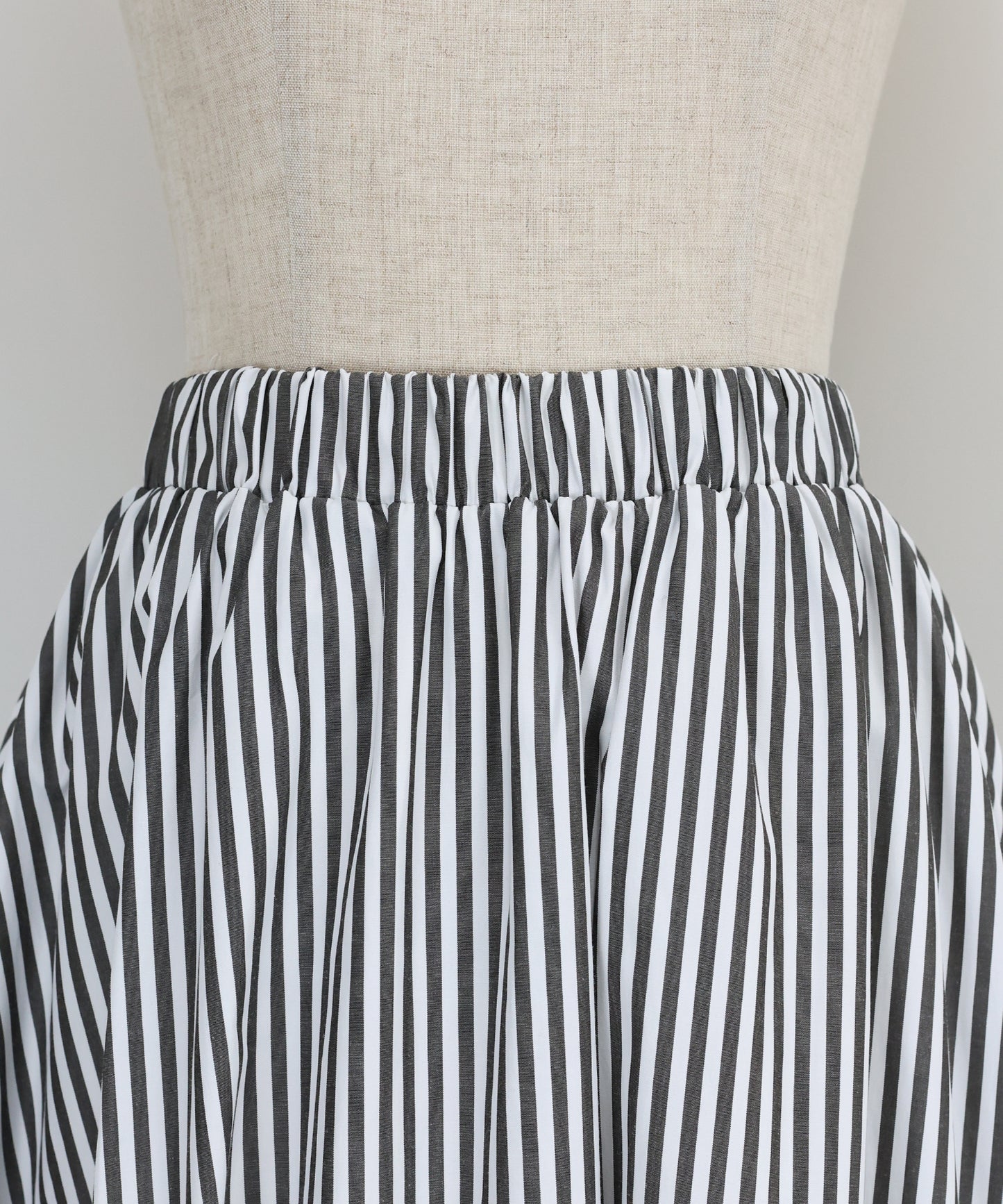【SALE】ストライプ柄バルーンスカート