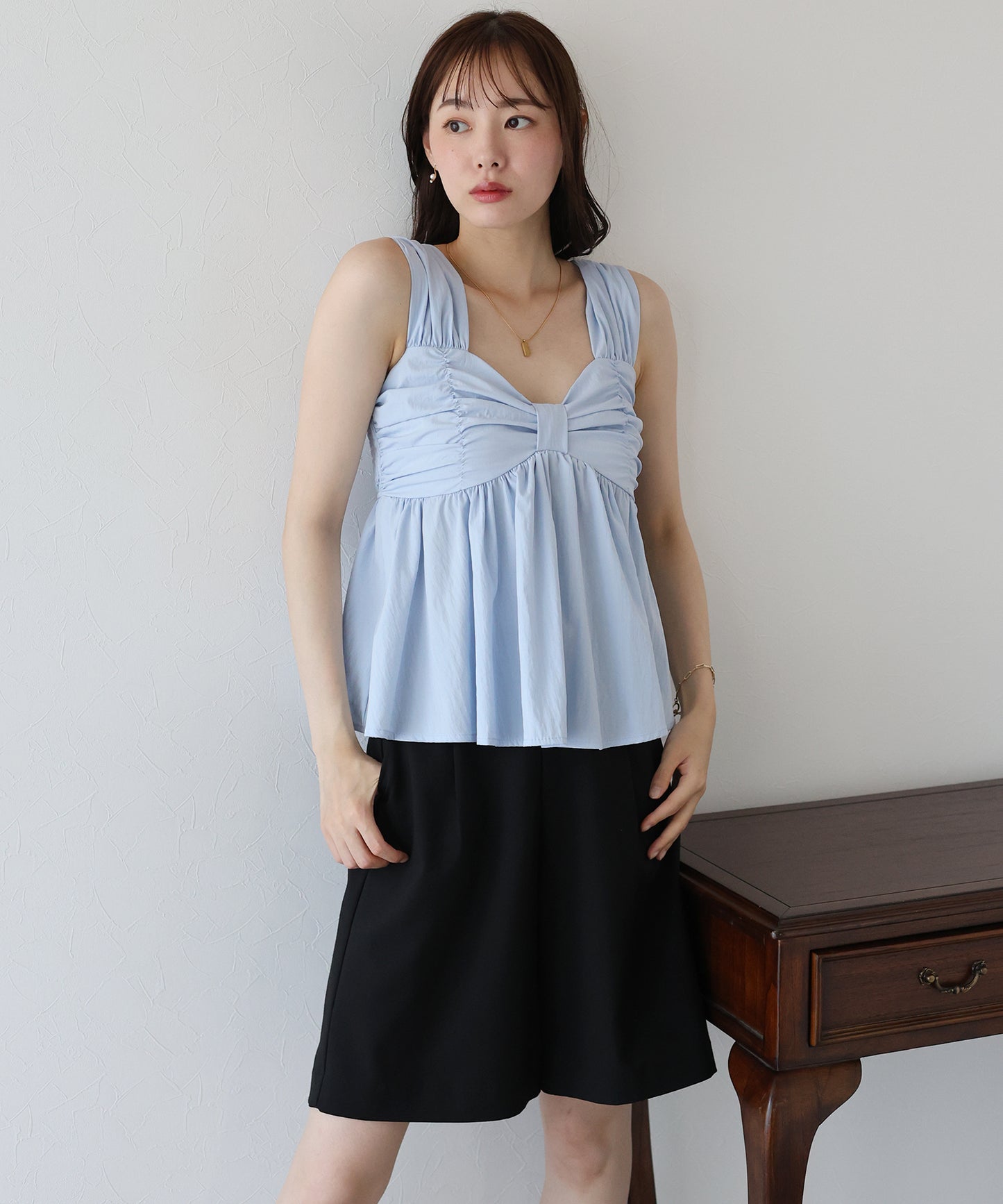 【SALE】リボンキャミソール【ネコポス】