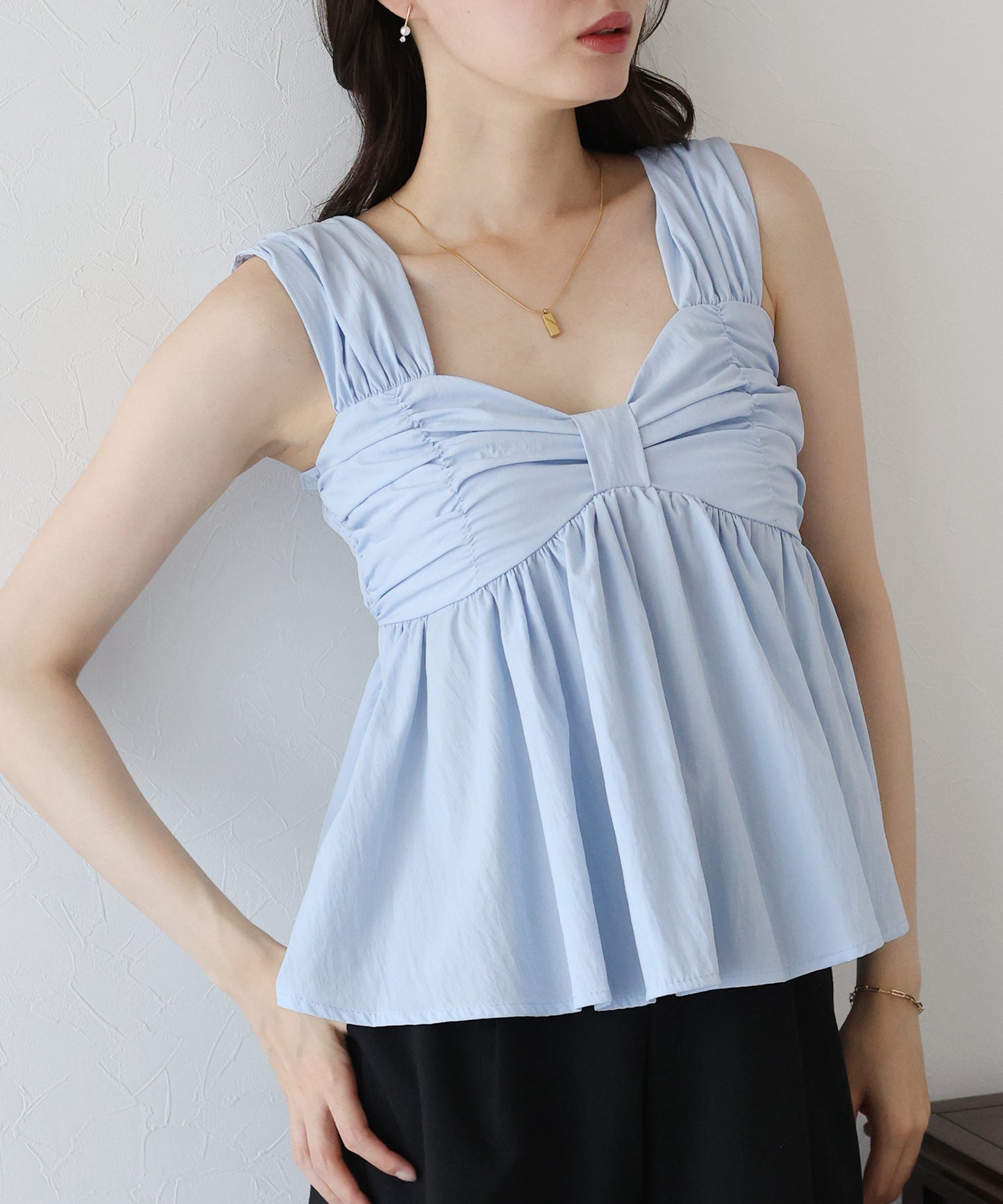 【SALE】リボンキャミソール【ネコポス】