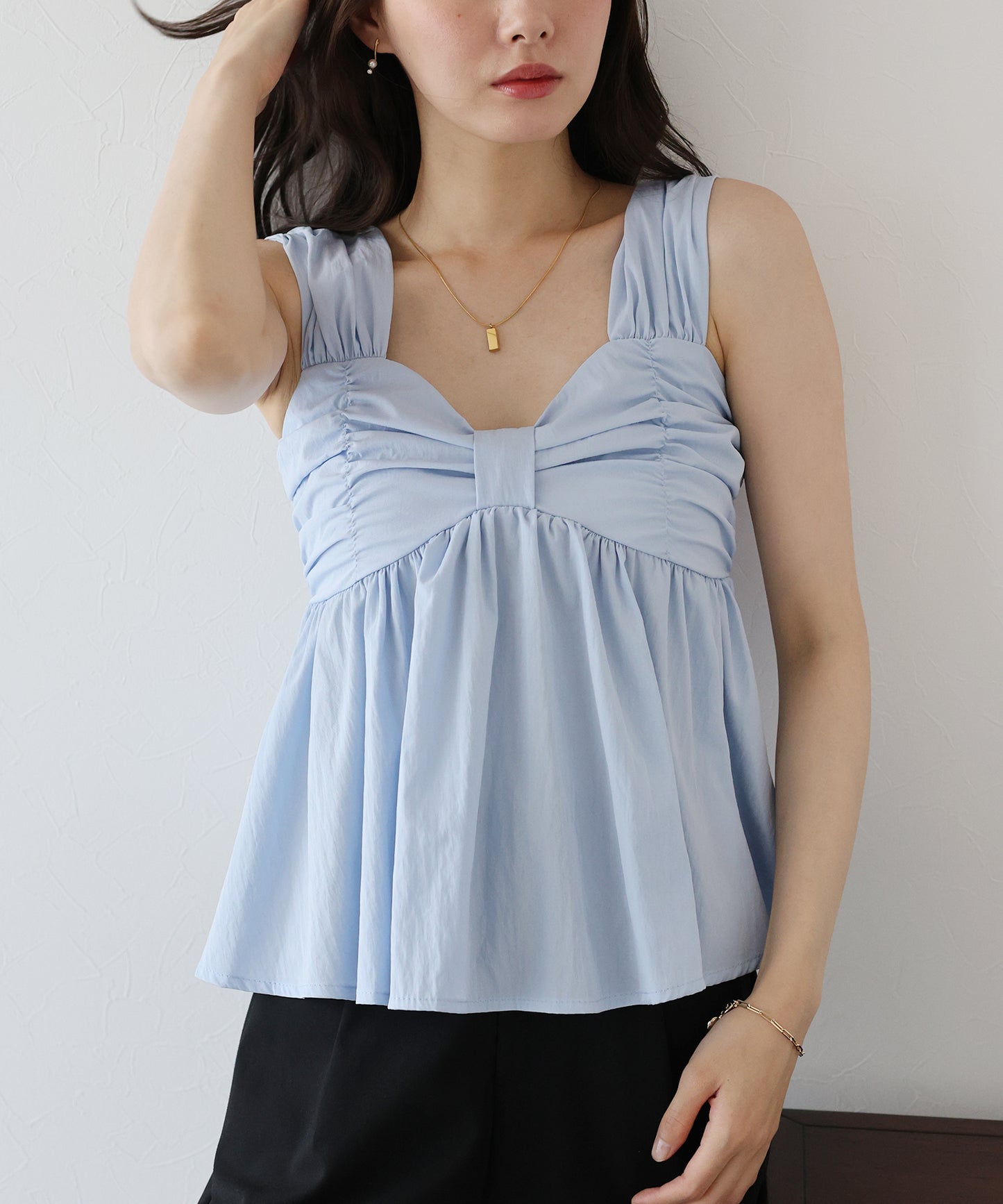 【SALE】リボンキャミソール【ネコポス】