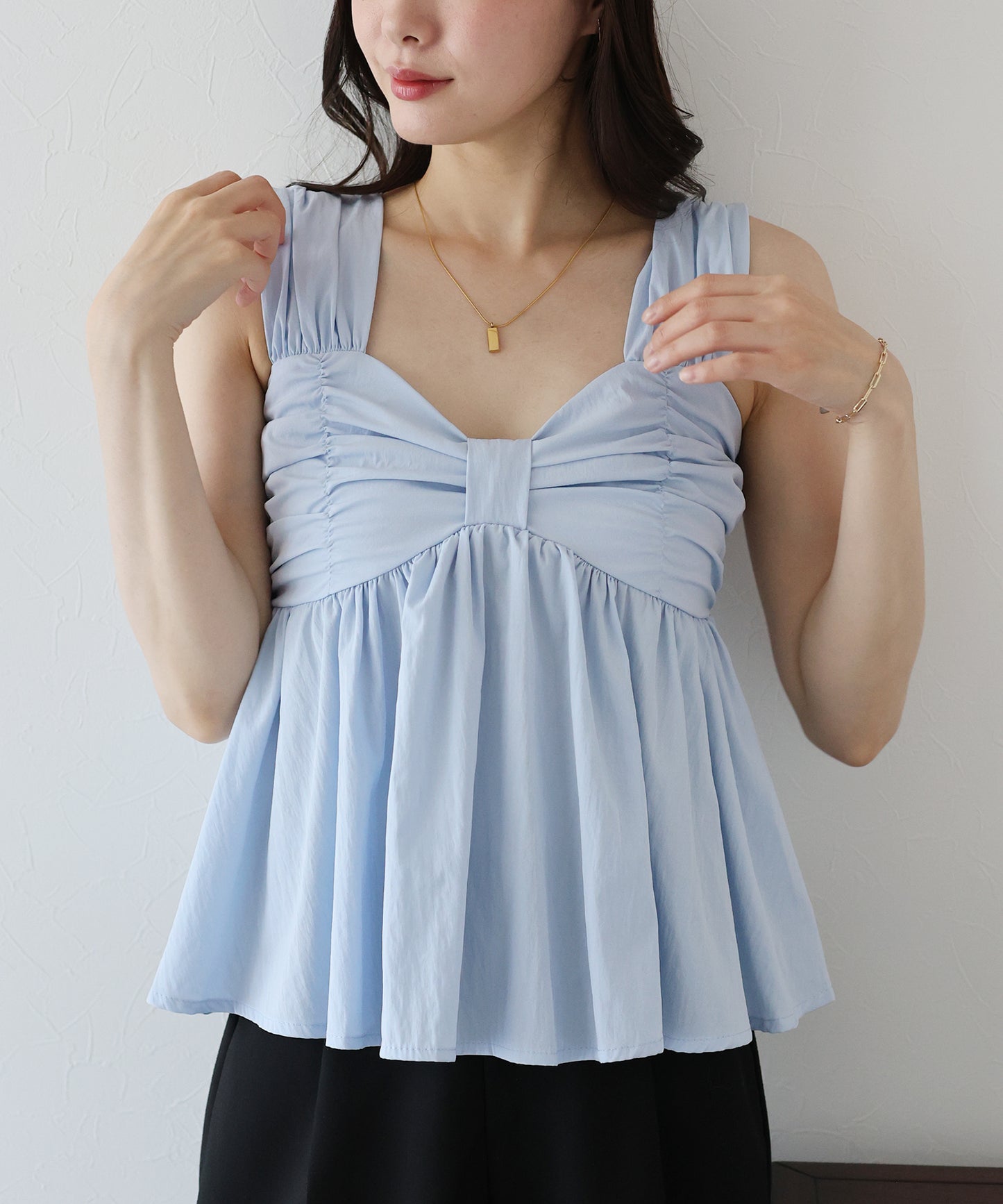 【SALE】リボンキャミソール【ネコポス】