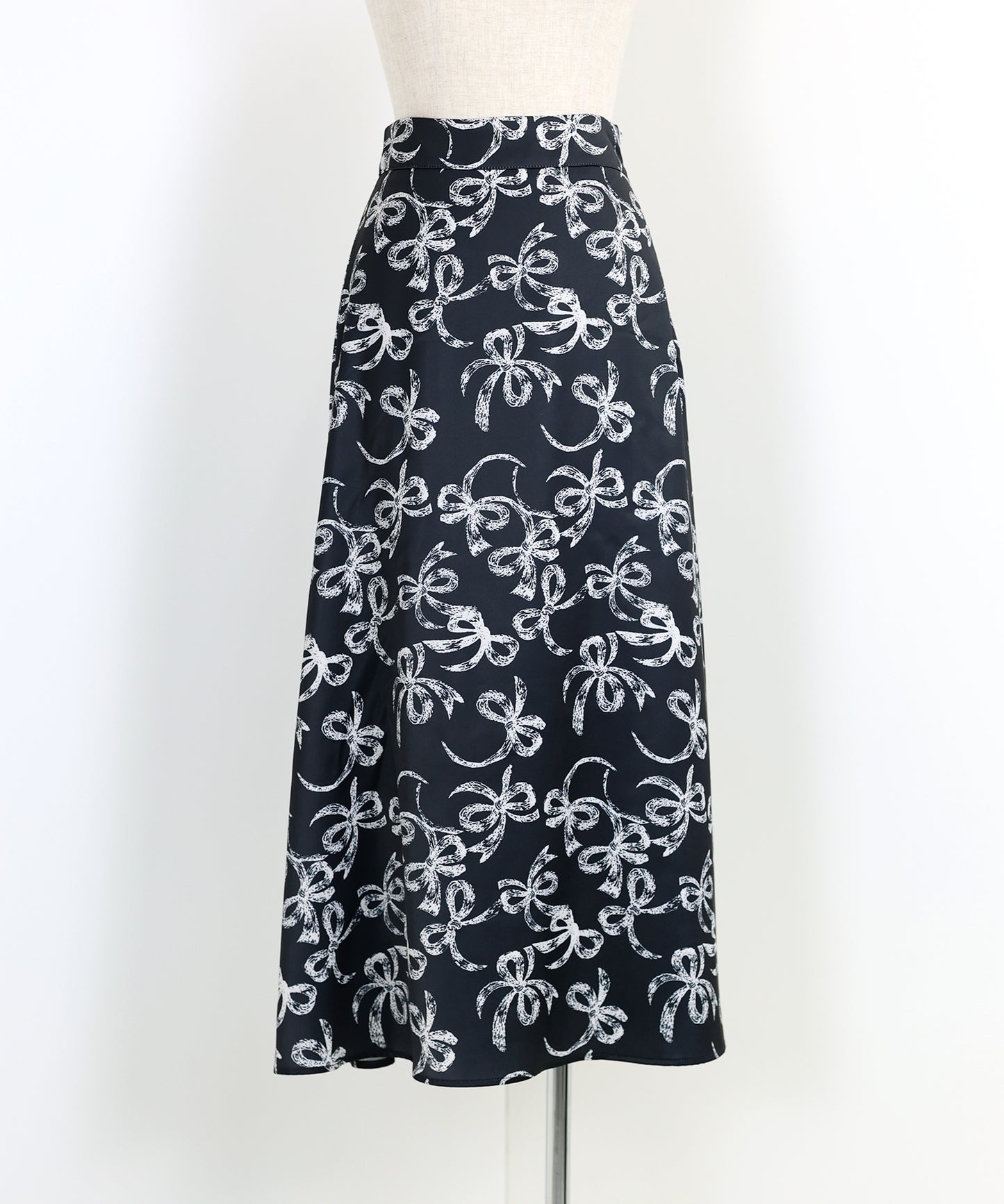 【SALE】リボンプリントマーメイドスカート