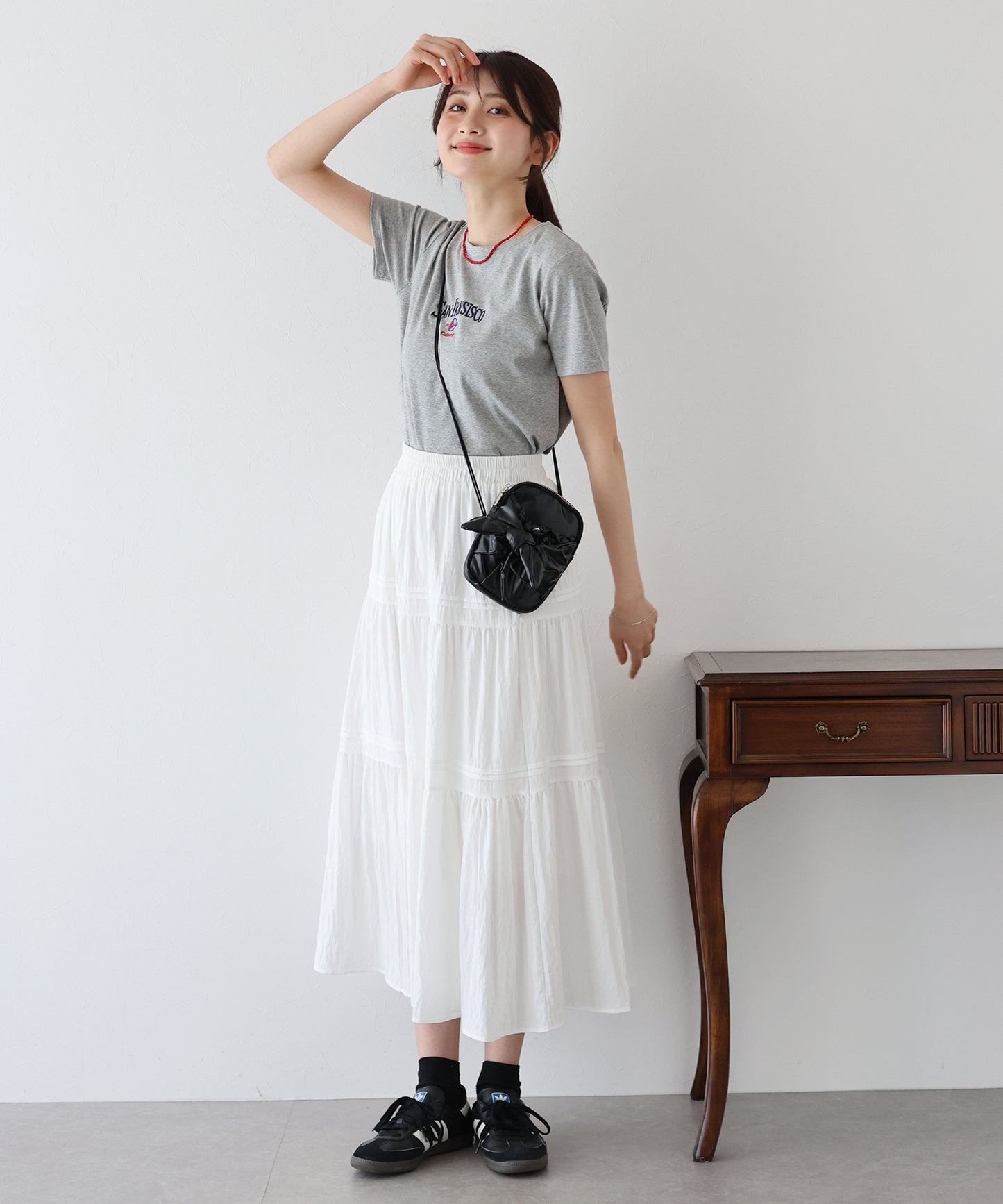 【TIME SALE】San Fransisco刺繍Tシャツ【ネコポス】