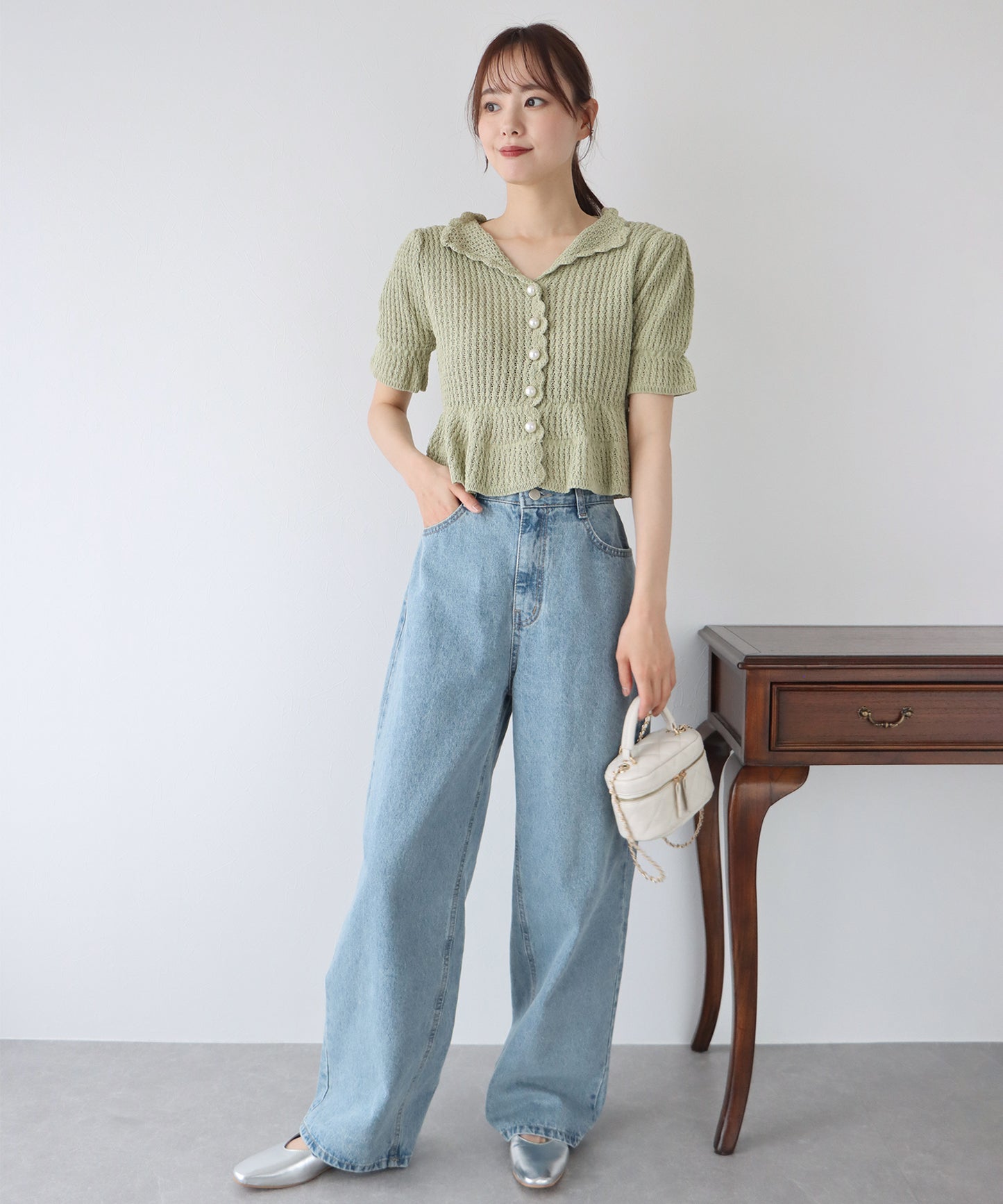 【SALE】ストラップフラットシューズ