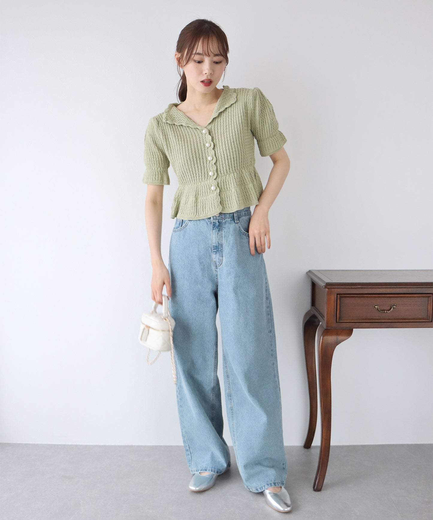 【SALE】ストラップフラットシューズ