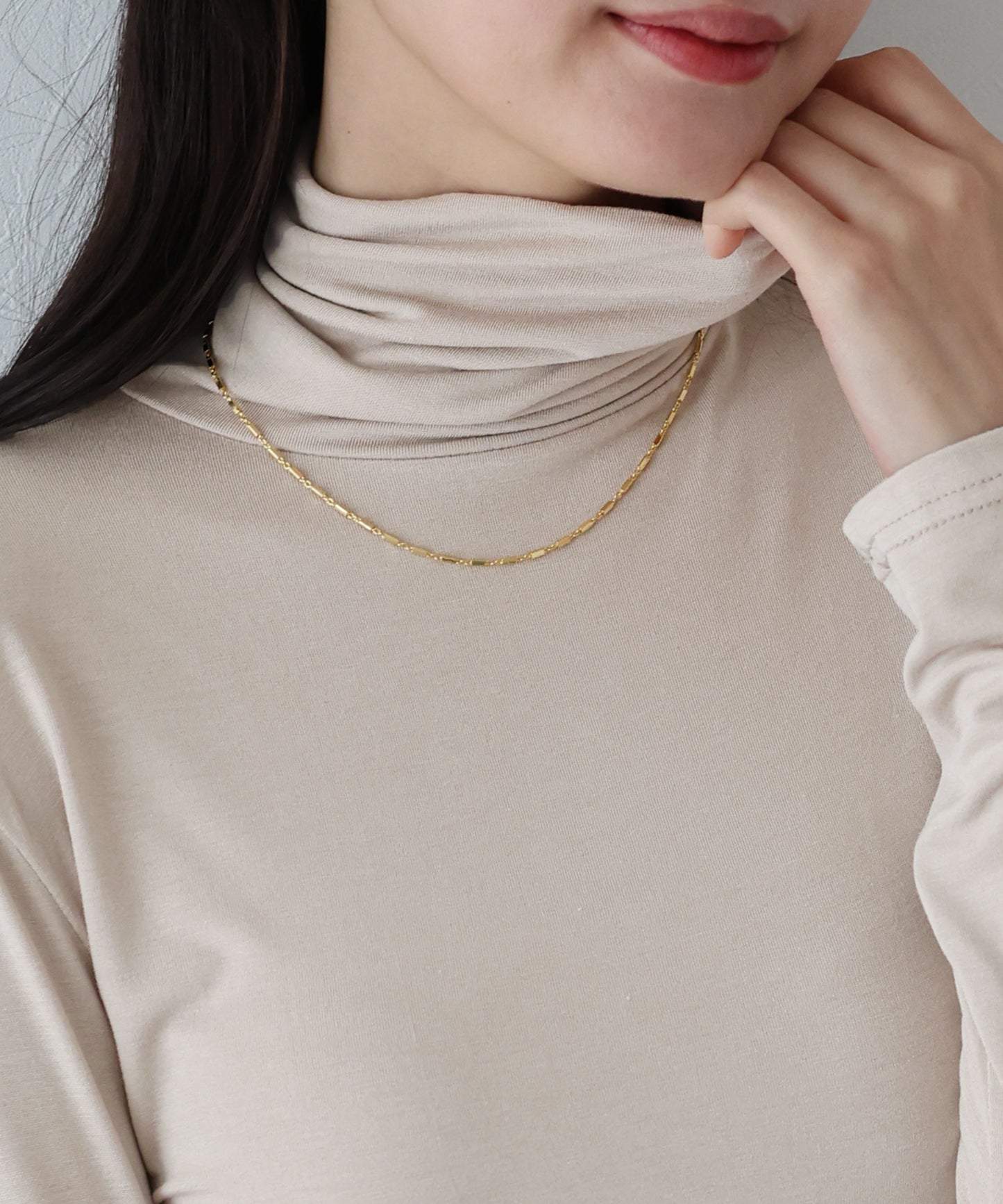 【SALE】タートルネックカットソー【ネコポス】