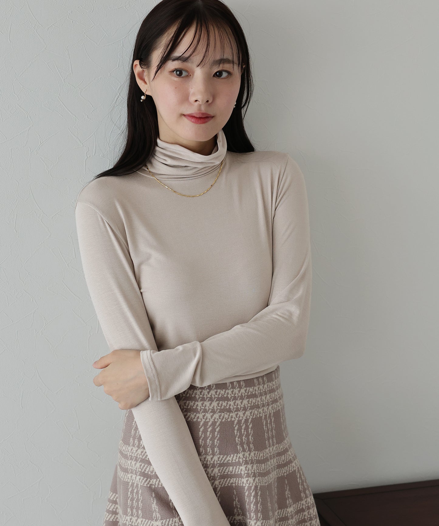 【SALE】タートルネックカットソー【ネコポス】