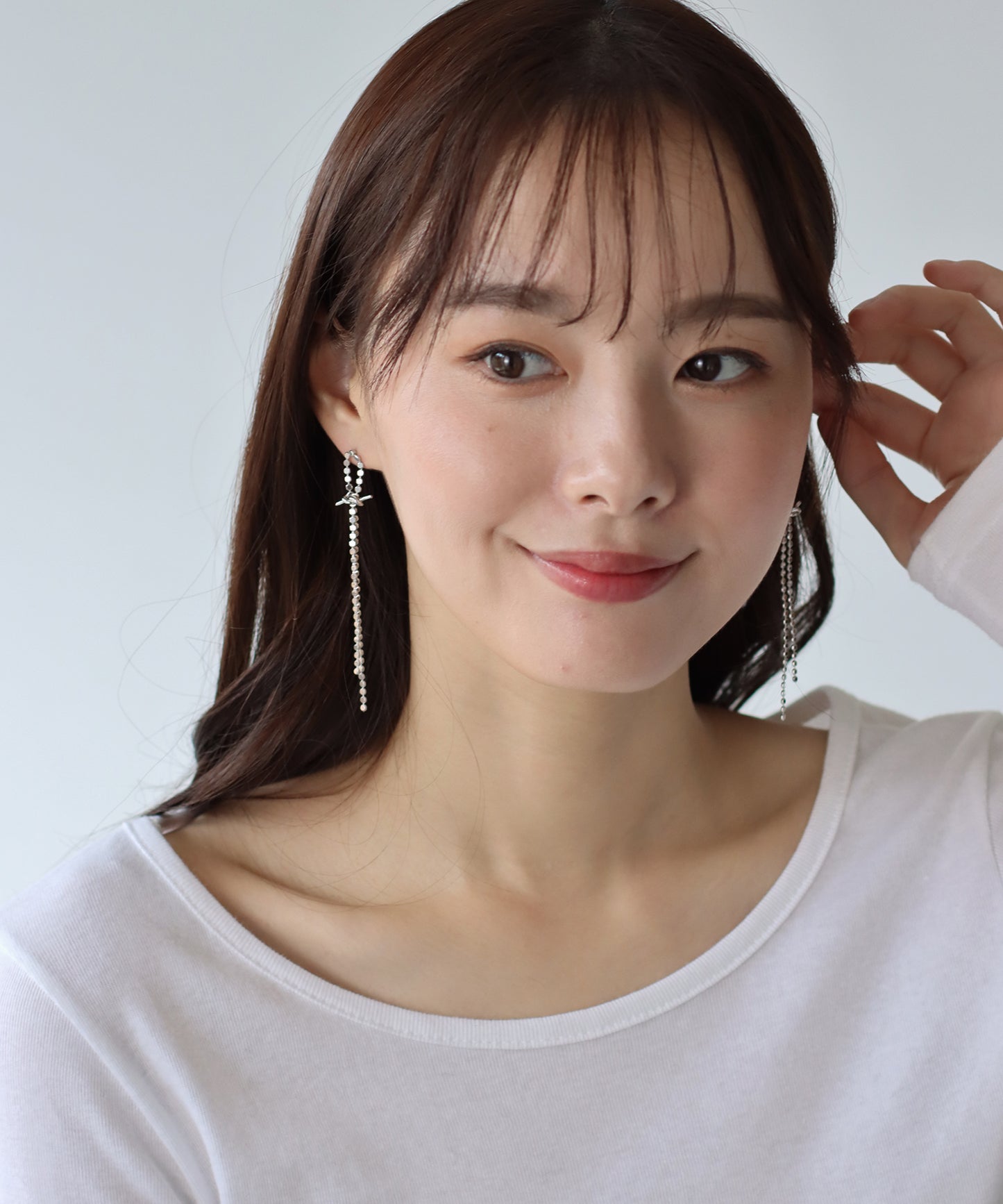 スパークルノットピアス/ニッケルフリー【ネコポス】