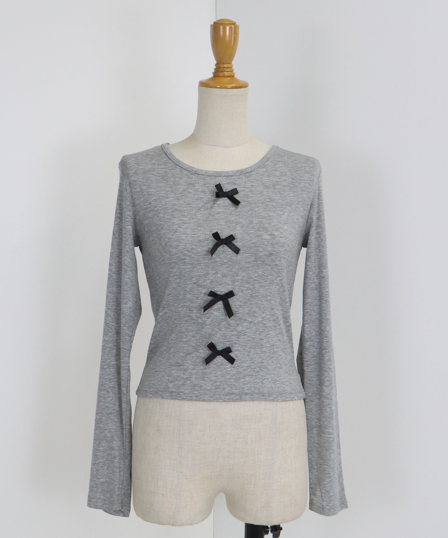 【SALE】リボン付きカットソー【ネコポス】