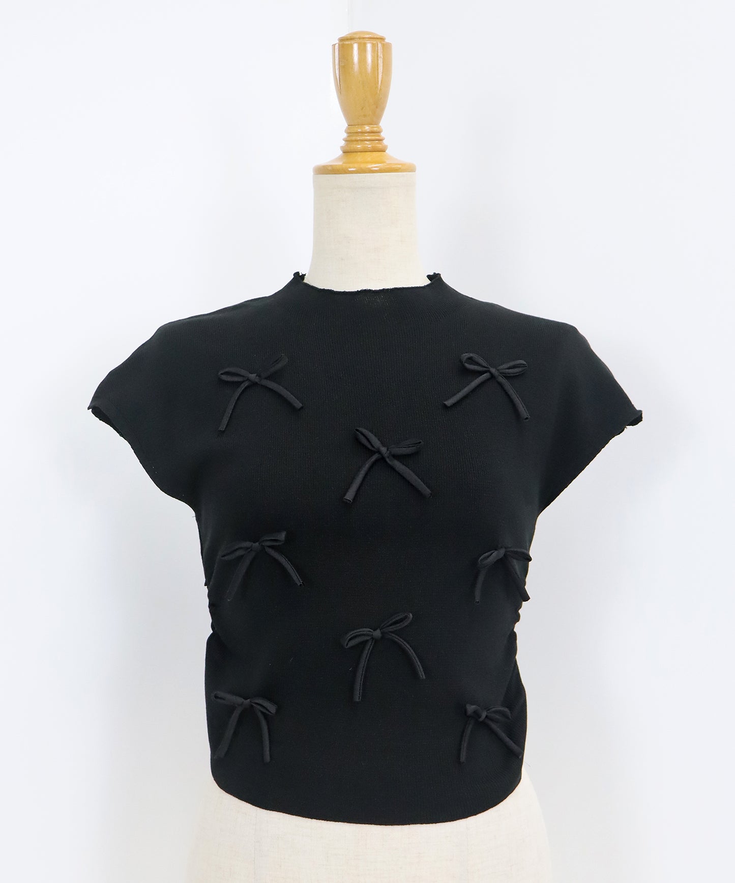 【SALE】リボンフレンチニット【ネコポス】