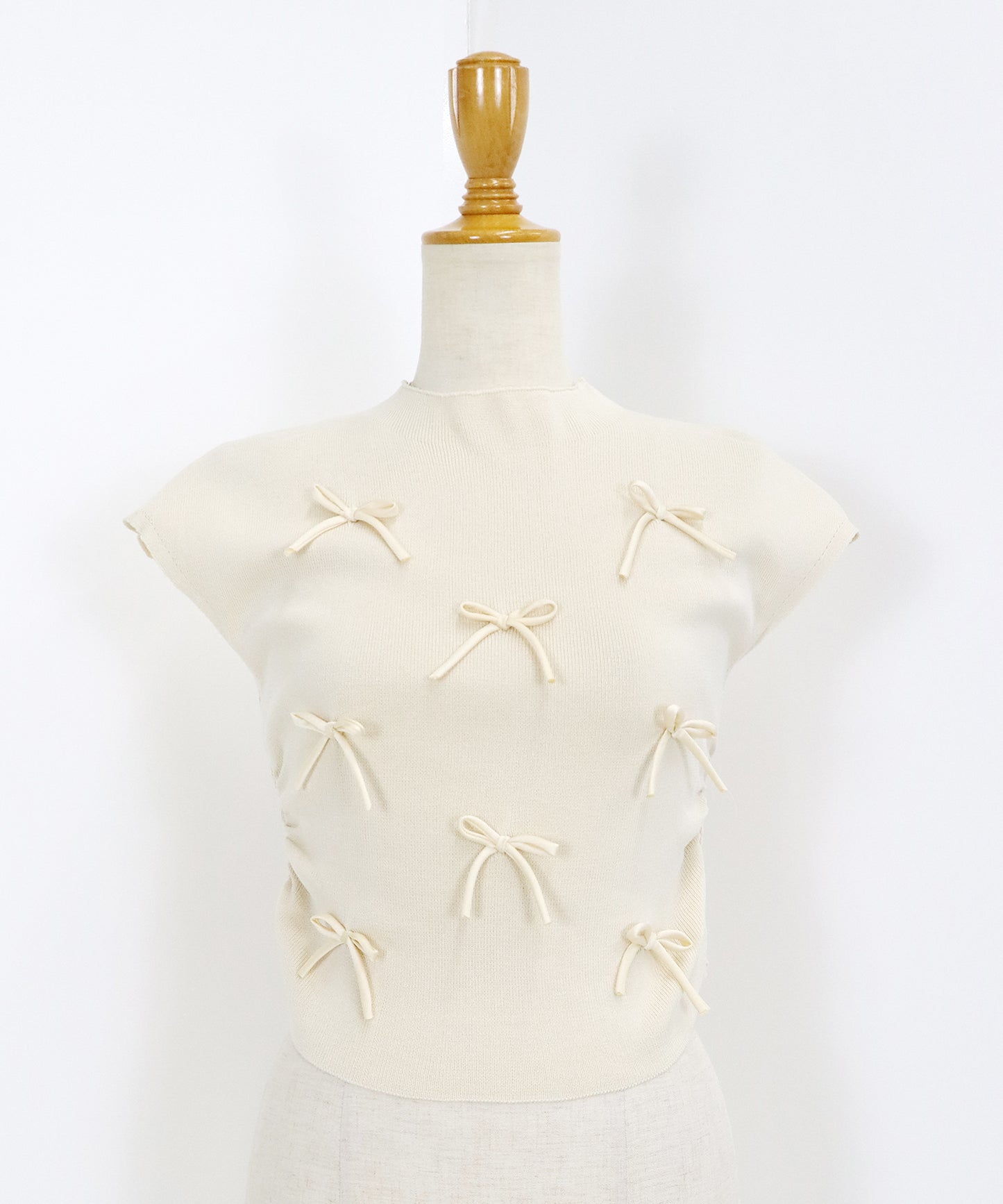 【SALE】リボンフレンチニット【ネコポス】