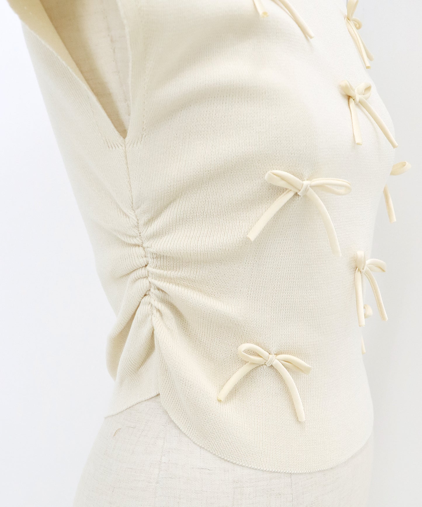 【SALE】リボンフレンチニット【ネコポス】