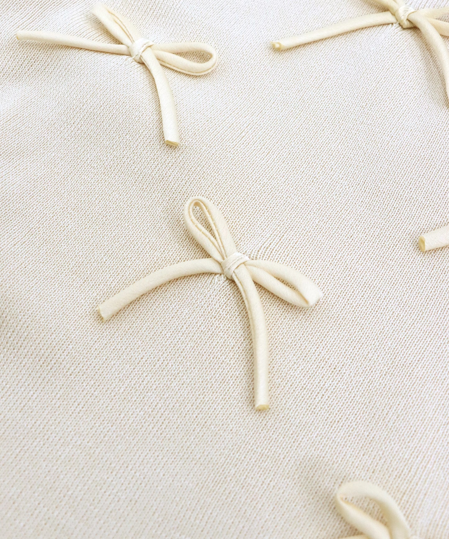 【SALE】リボンフレンチニット【ネコポス】