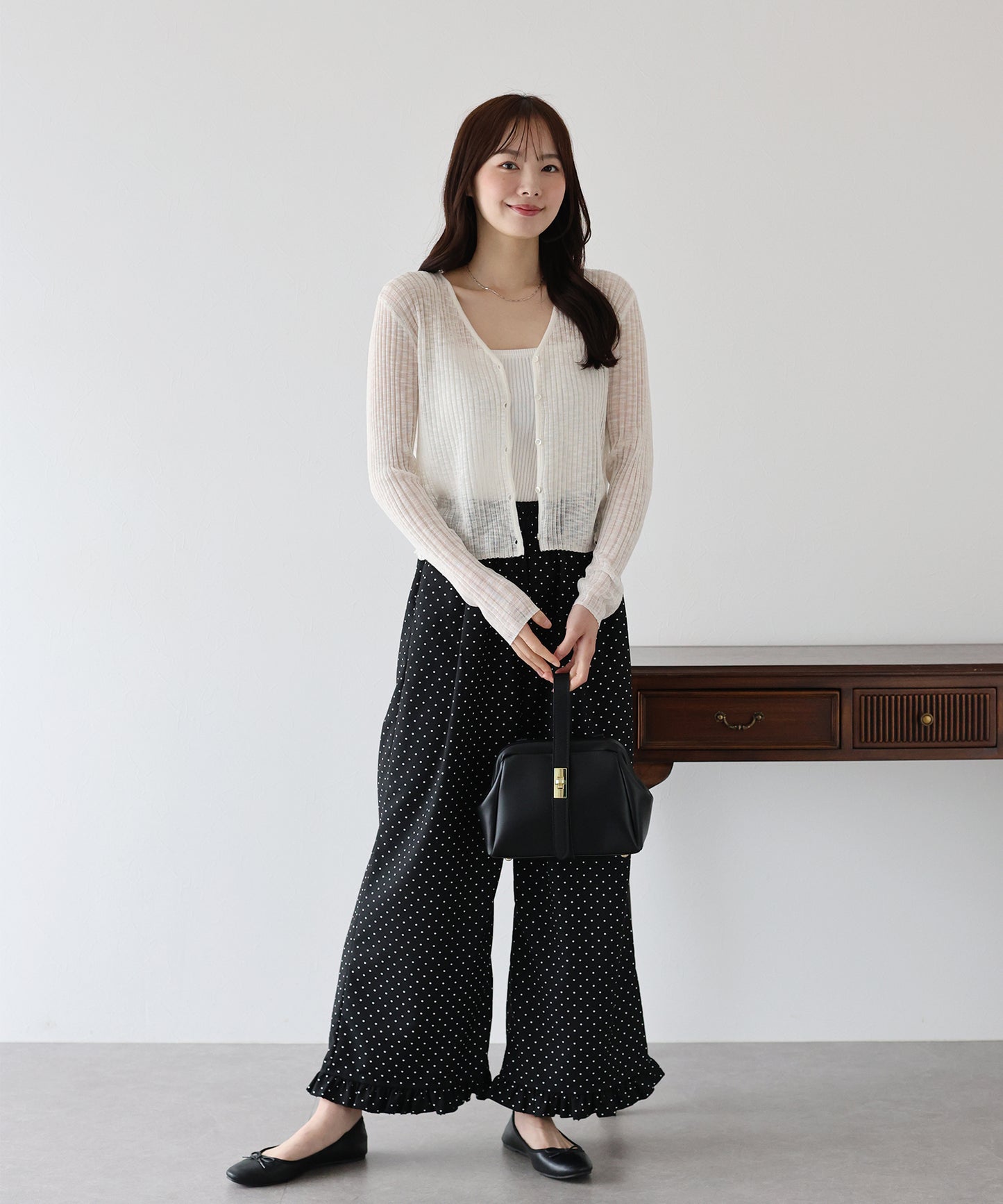 【SALE】フリルドットパンツ