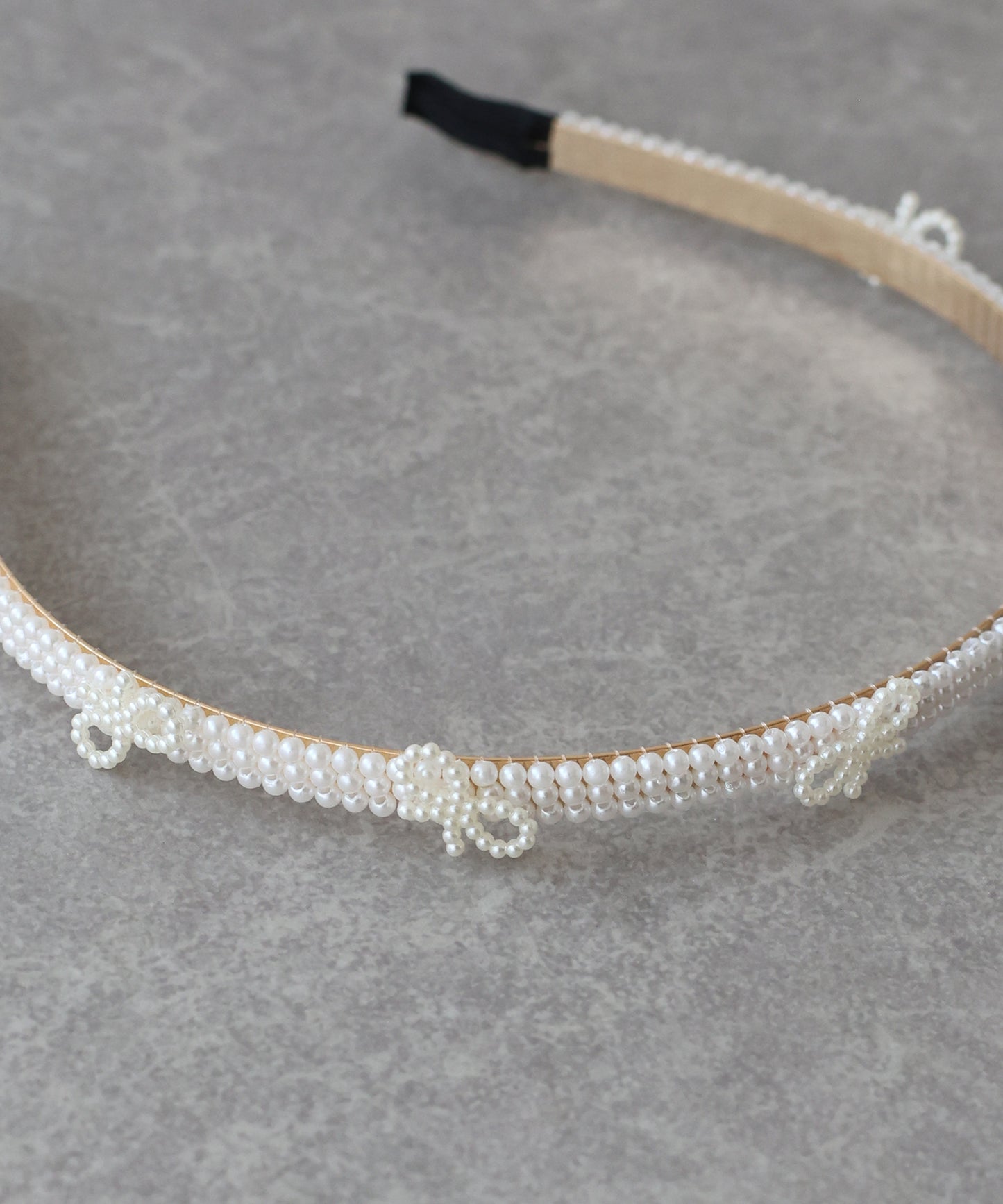 リボンパールカチューシャ【ネコポス】