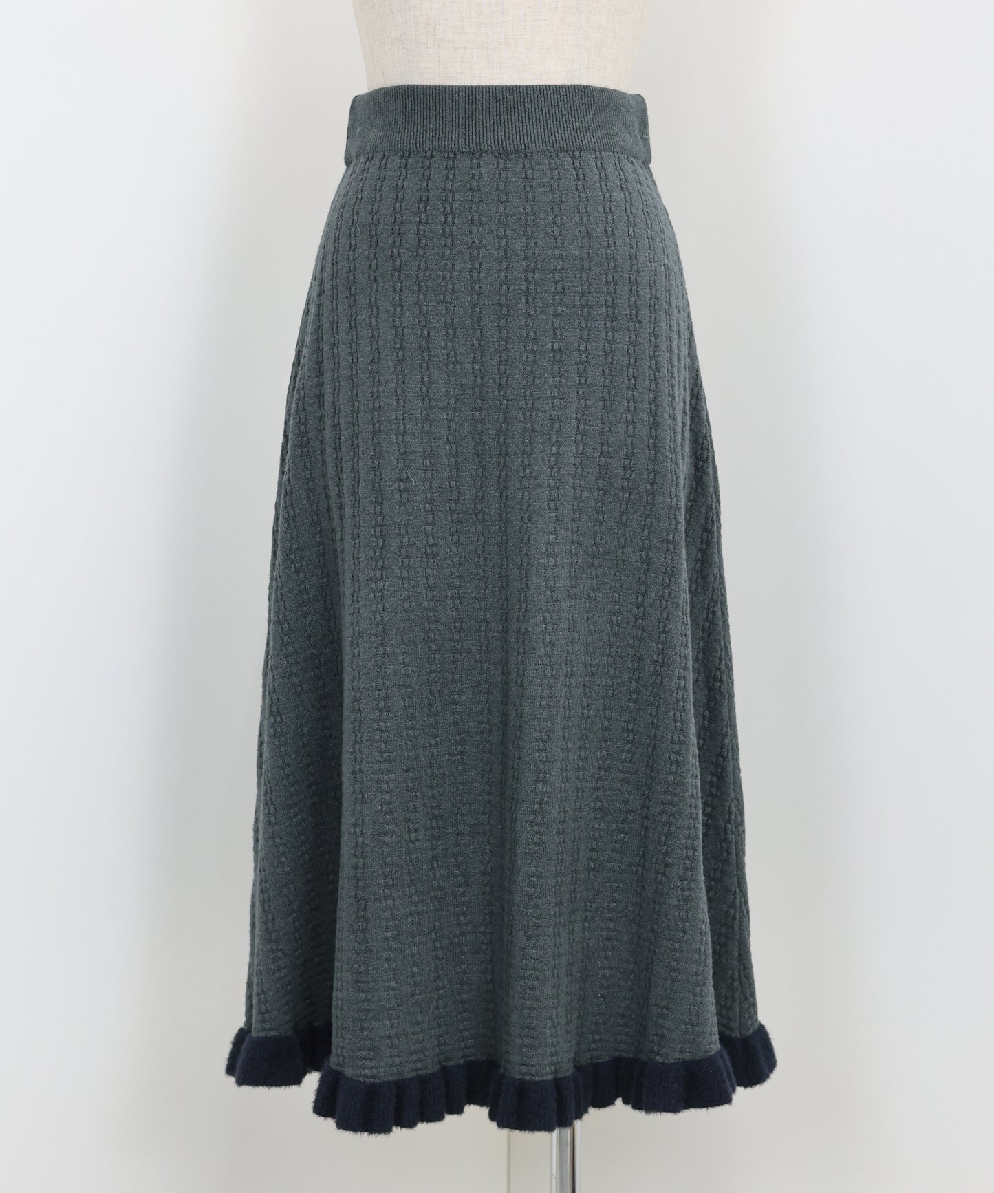 【SALE】裾フリルニットスカート