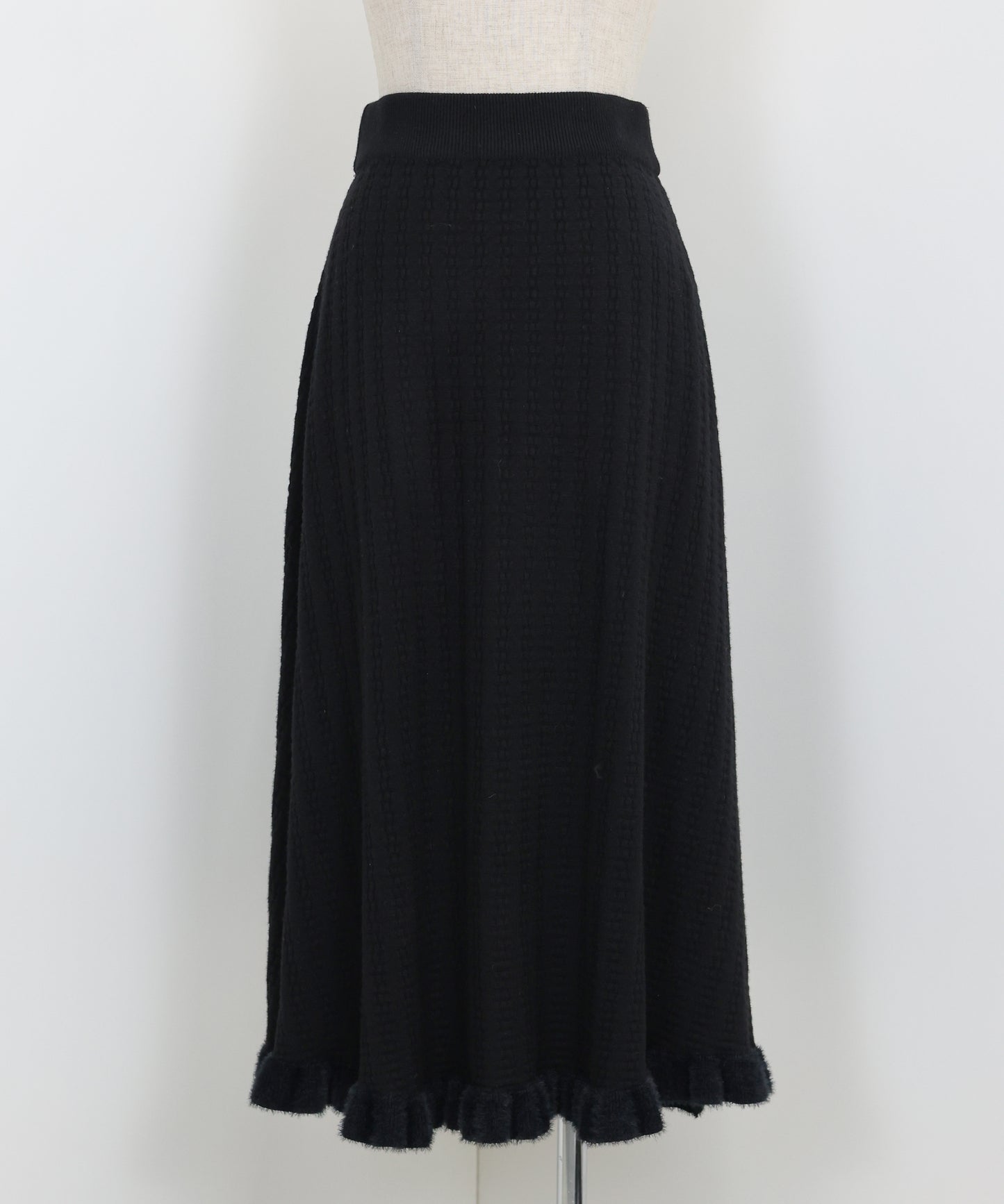 【SALE】裾フリルニットスカート