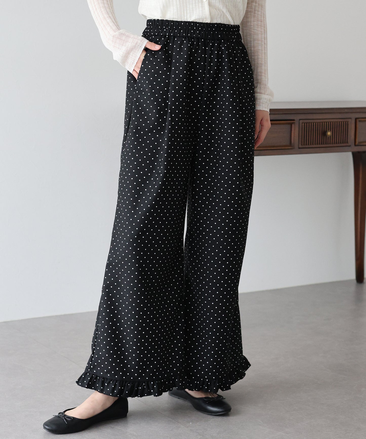 【SALE】フリルドットパンツ