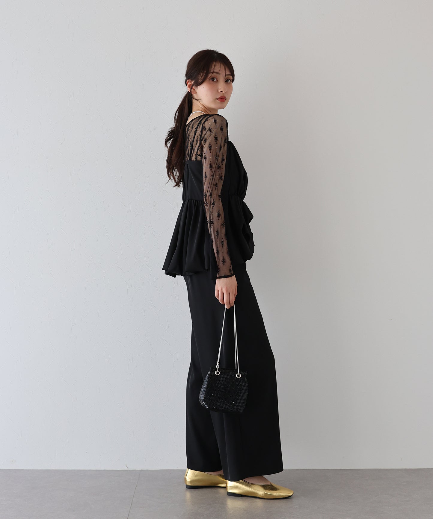 【TIME SALE】バルーンキャミパンツドレス3点セット