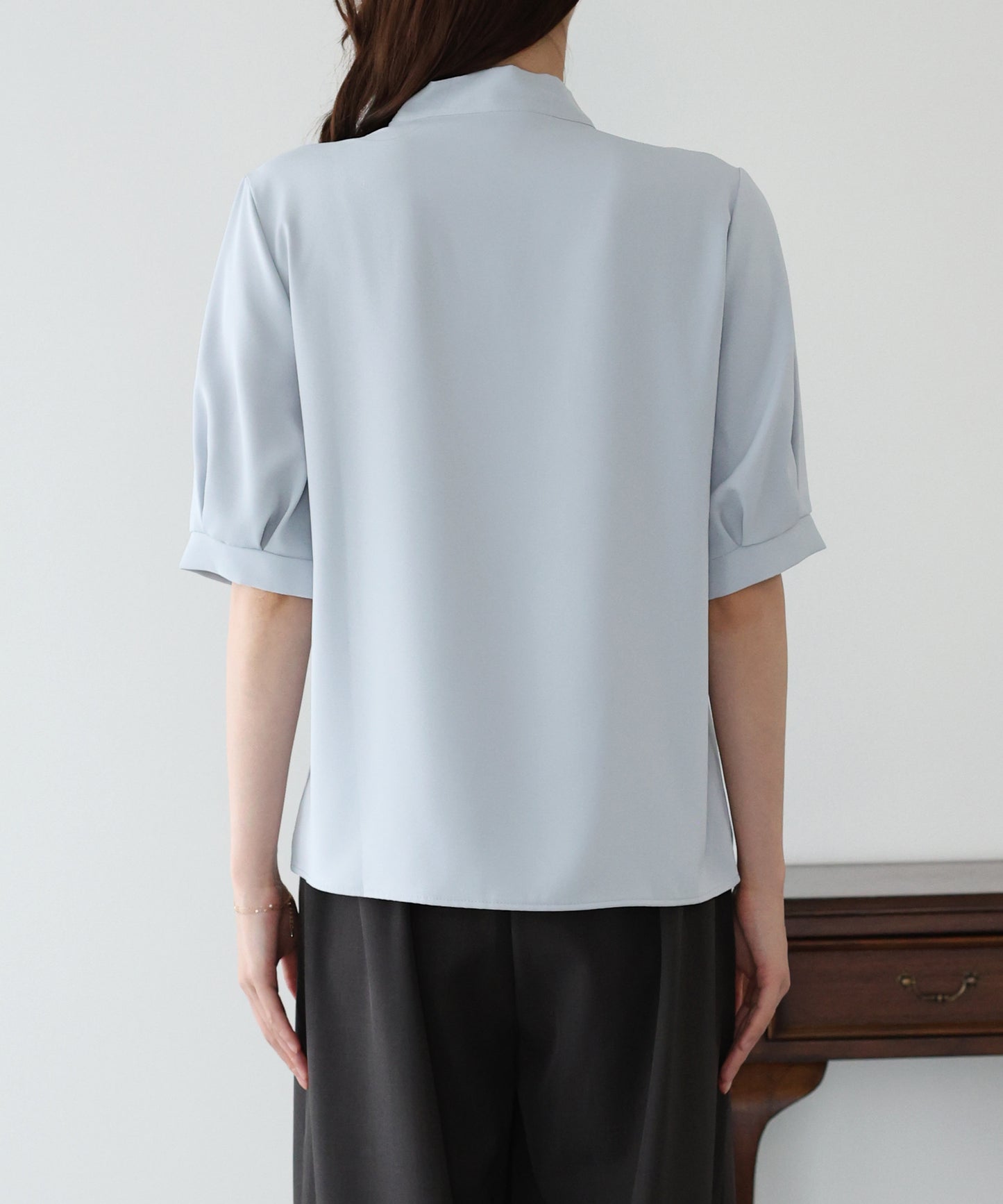 【早割5%OFF】メタルバーボウタイブラウス【メール便】