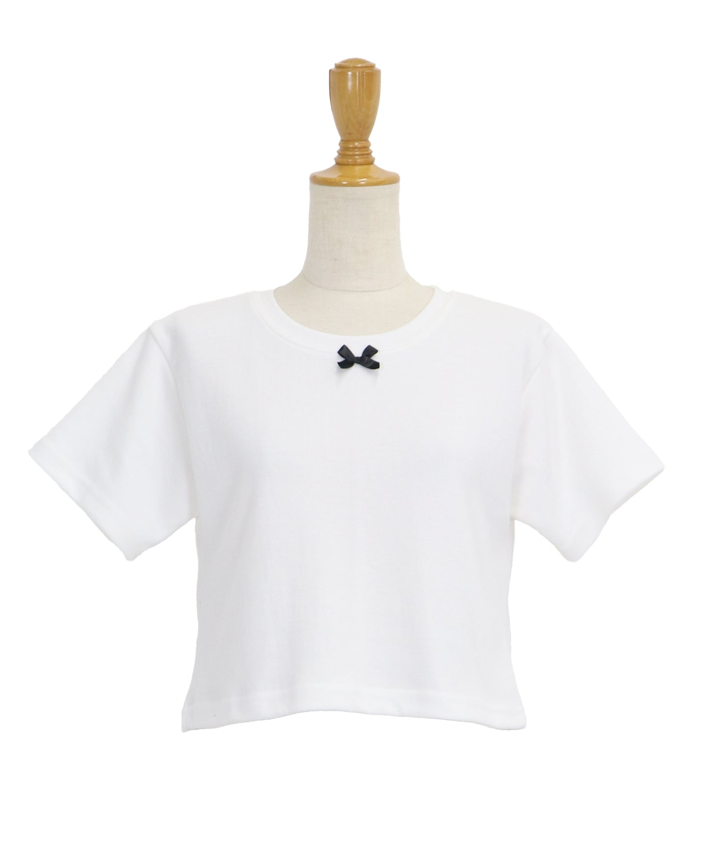 【SALE】プチリボン付きTシャツ【ネコポス】