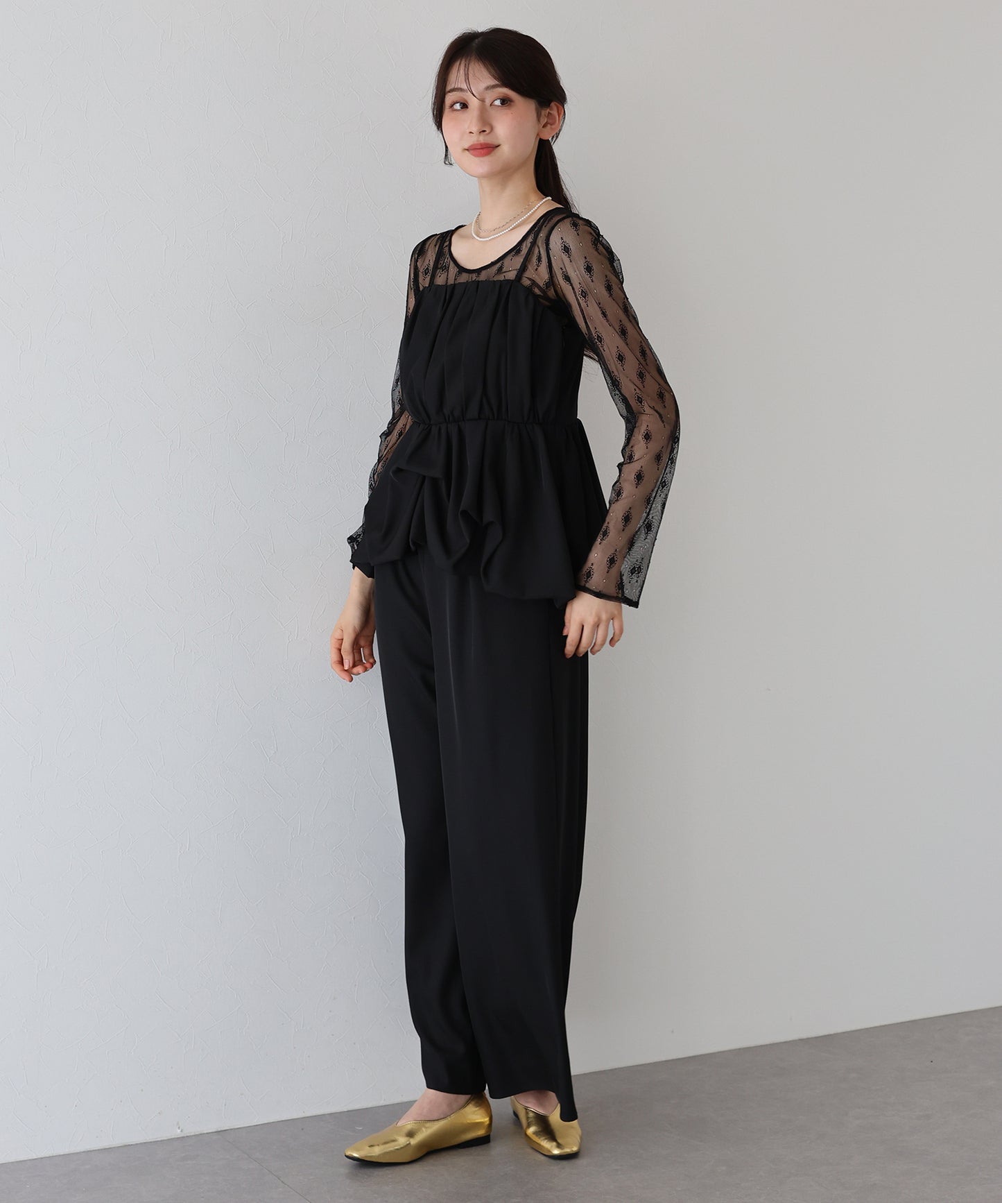 【TIME SALE】バルーンキャミパンツドレス3点セット