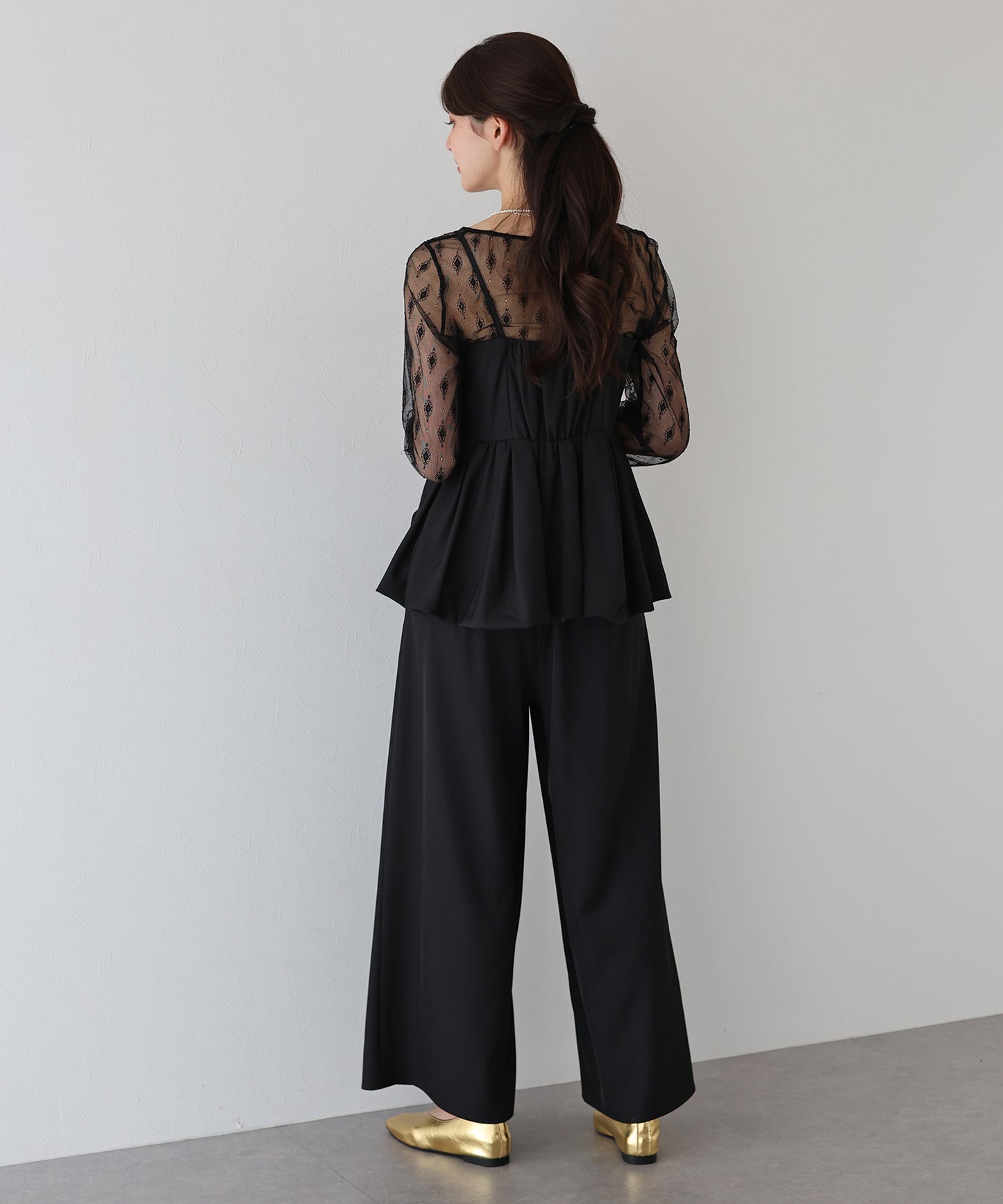 【TIME SALE】バルーンキャミパンツドレス3点セット