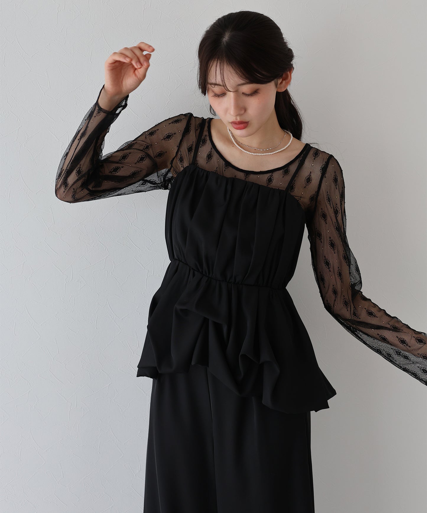 【TIME SALE】バルーンキャミパンツドレス3点セット