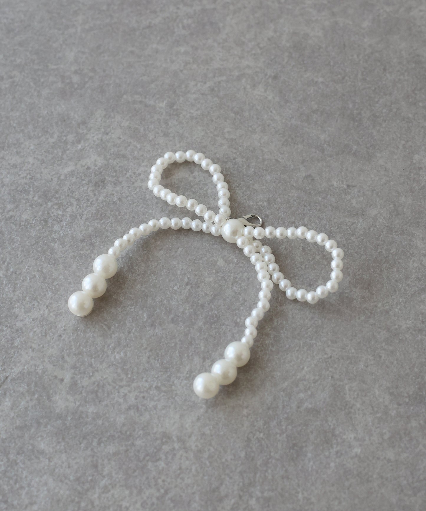 【SALE】パールリボンマルチチャーム【ネコポス】