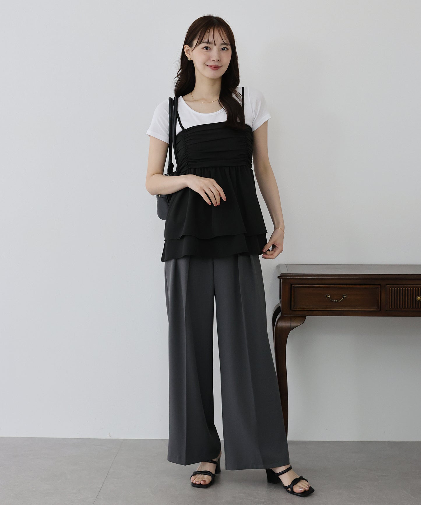【TIME SALE】半袖カラークルーTシャツ【ネコポス】