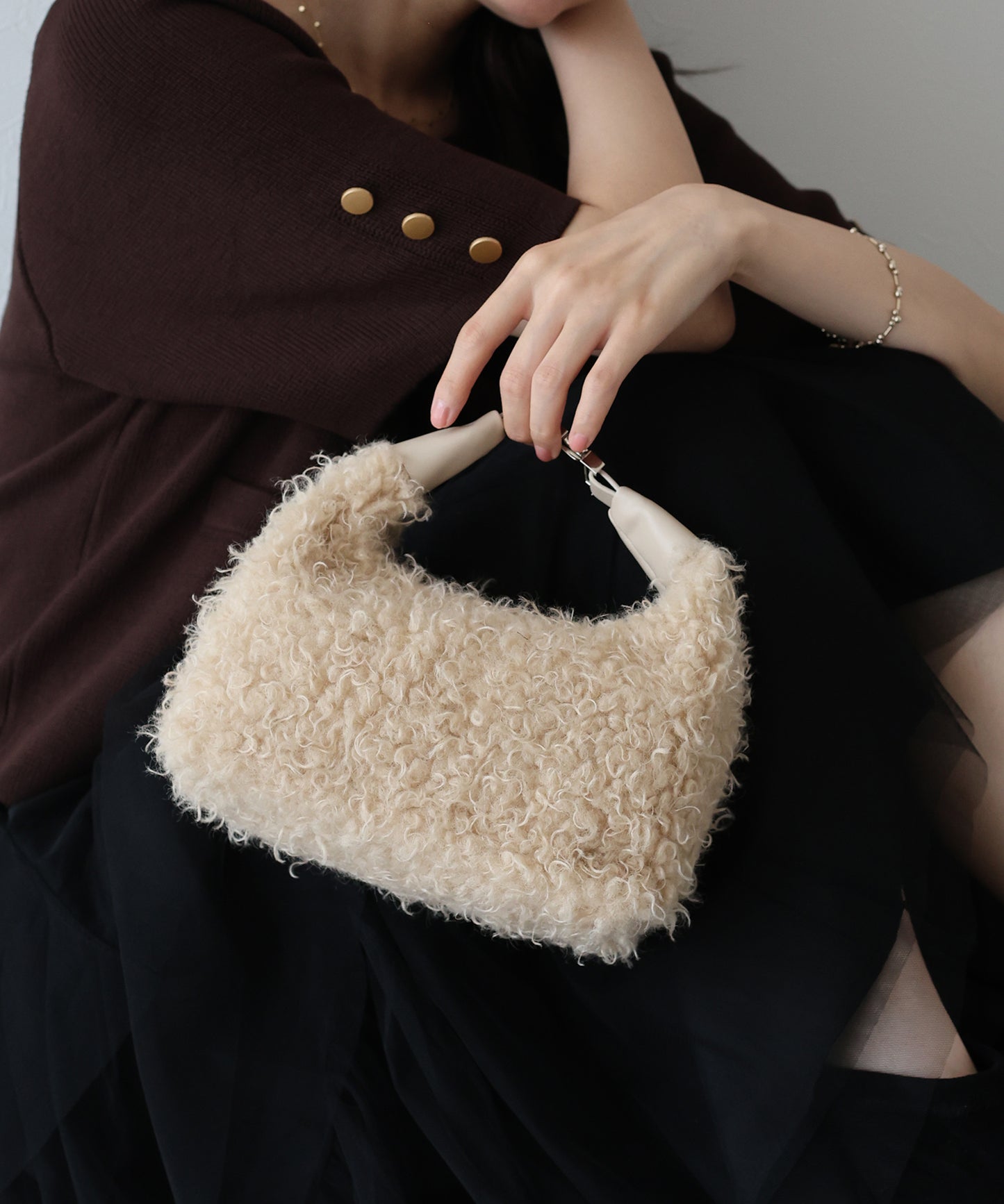 【早割5%OFF】プードルファーバッグ