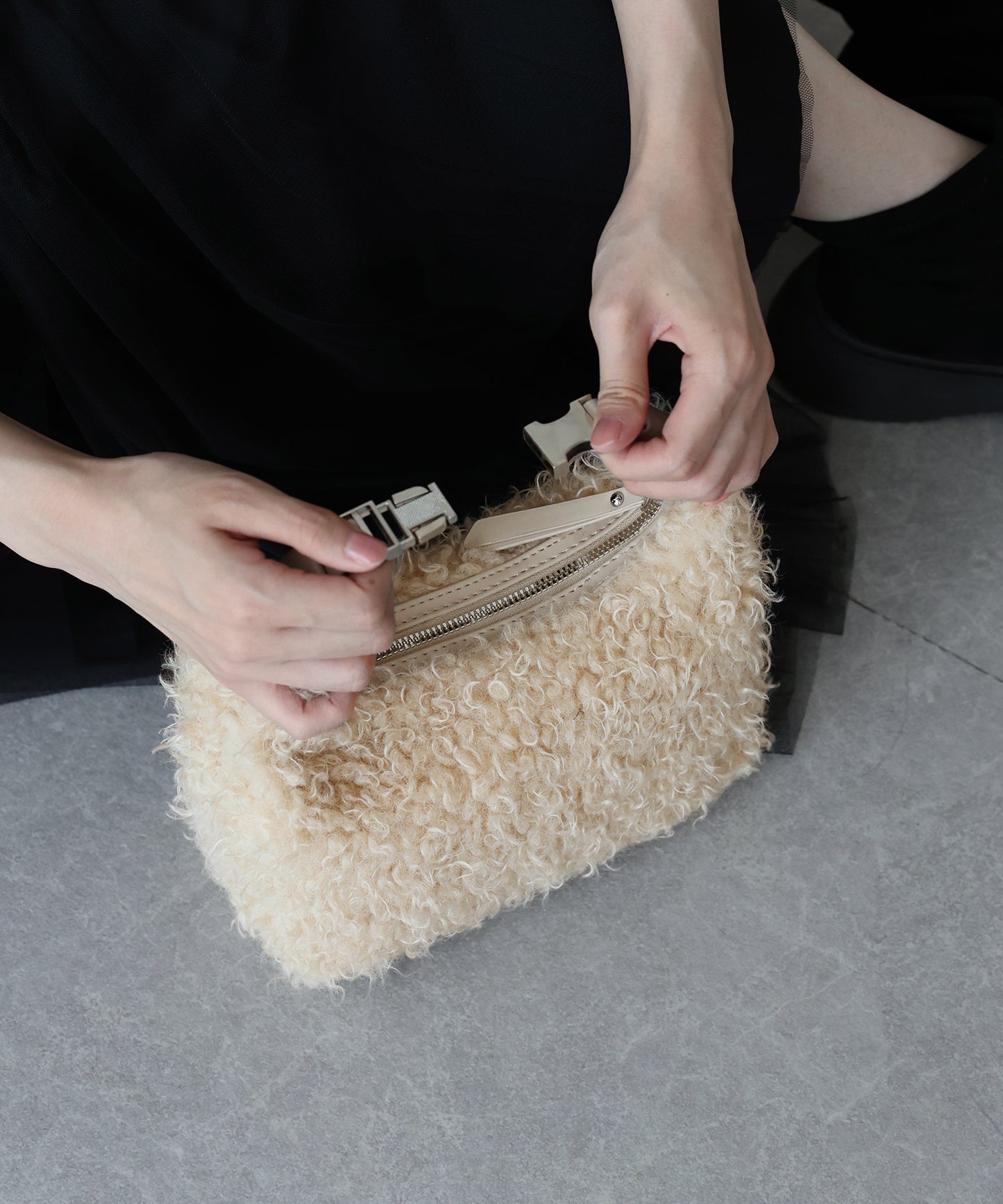 【早割5%OFF】プードルファーバッグ