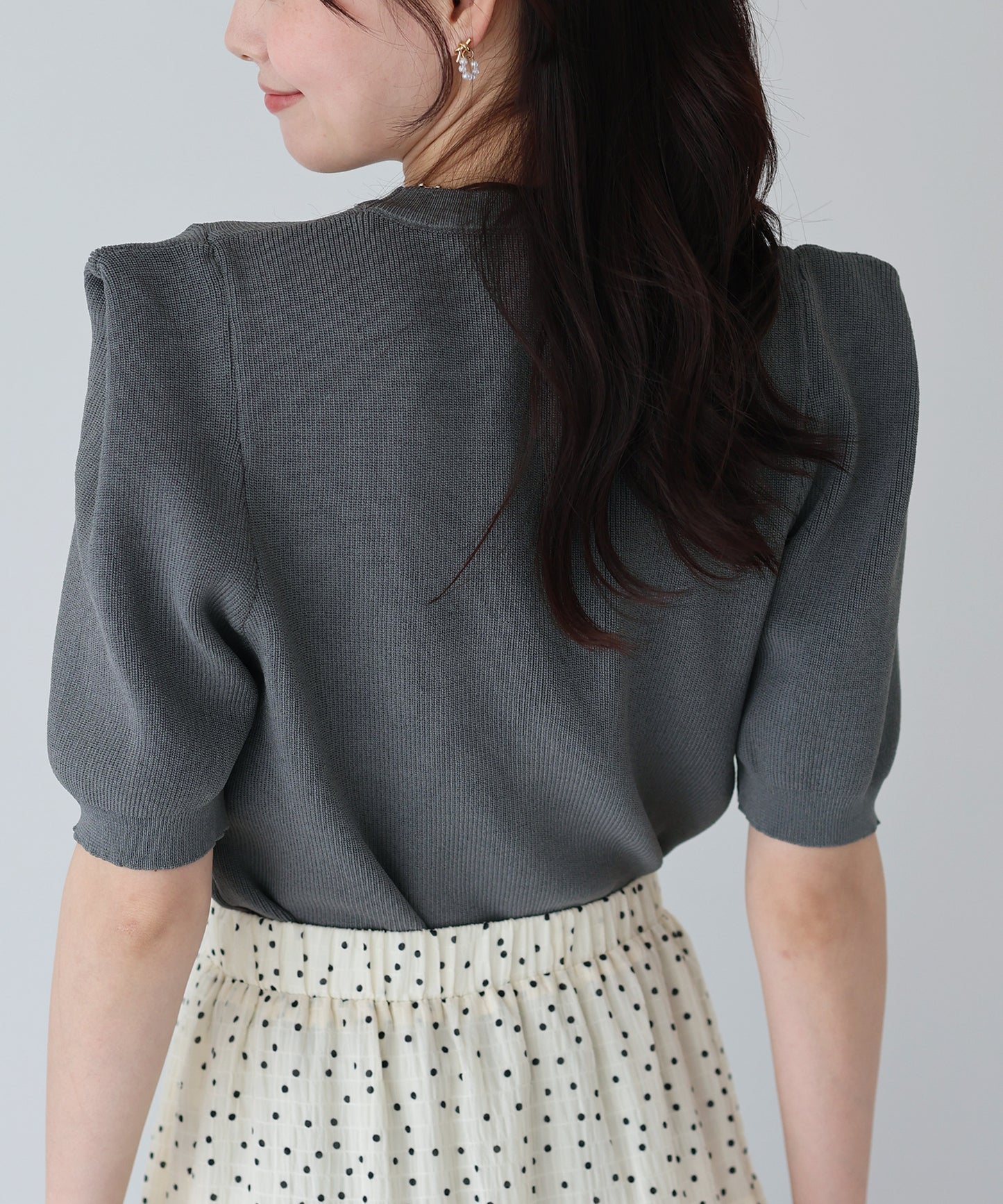 【SALE】タックスリーブサマーニット