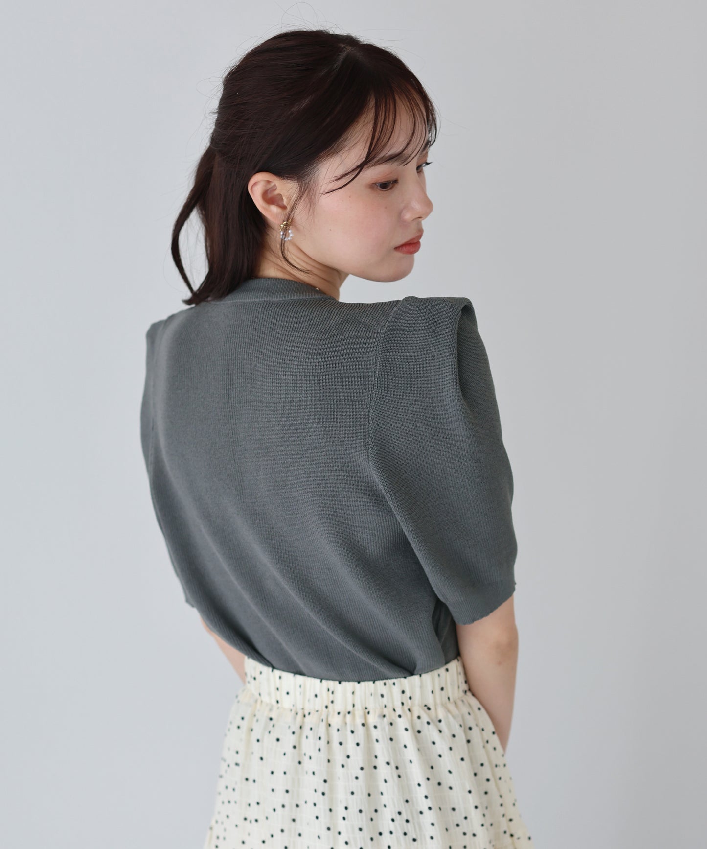 【SALE】タックスリーブサマーニット